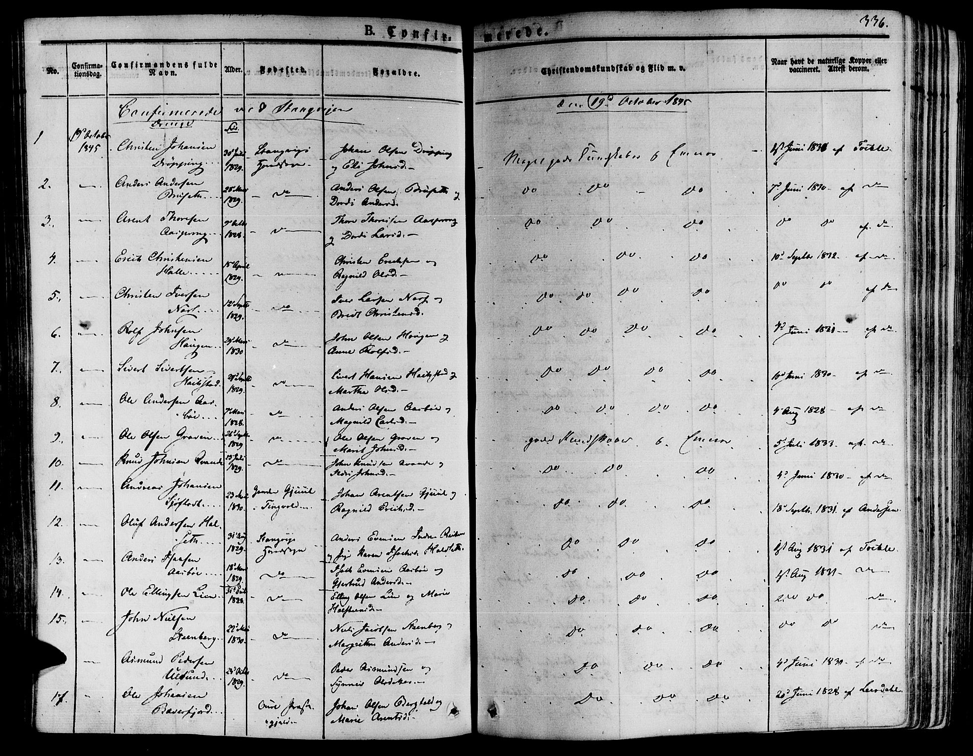 Ministerialprotokoller, klokkerbøker og fødselsregistre - Møre og Romsdal, AV/SAT-A-1454/592/L1024: Parish register (official) no. 592A03 /1, 1831-1849, p. 336