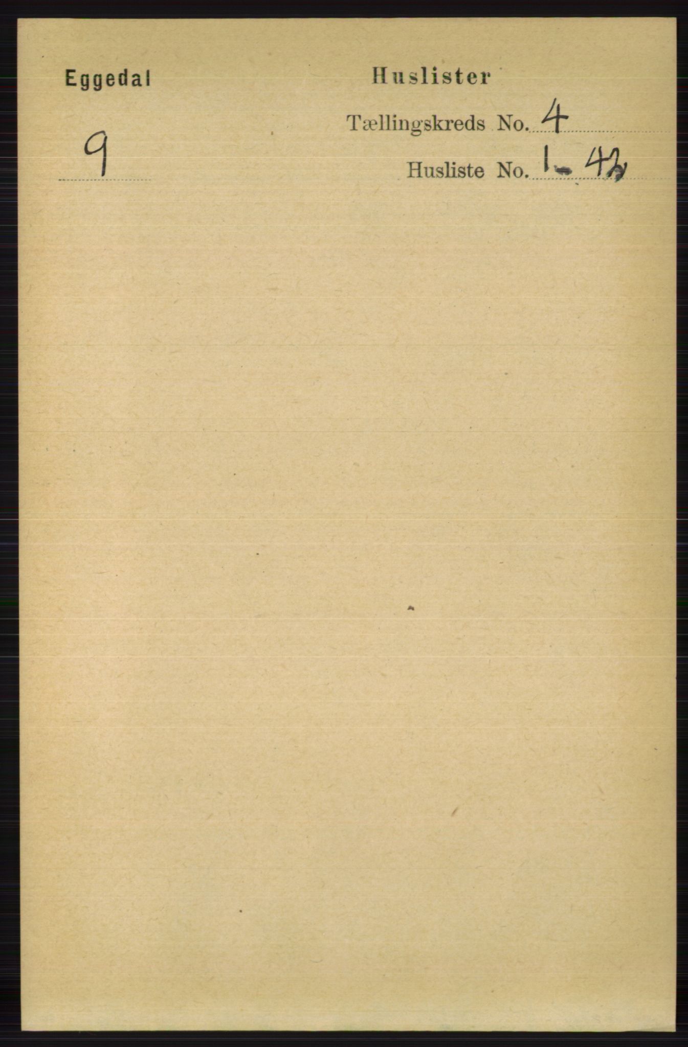 RA, 1891 census for 0621 Sigdal, 1891, p. 4623
