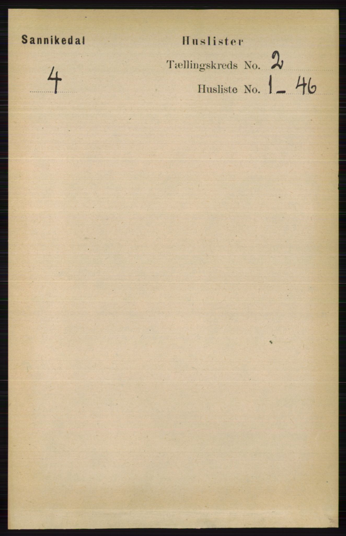 RA, 1891 census for 0816 Sannidal, 1891, p. 357