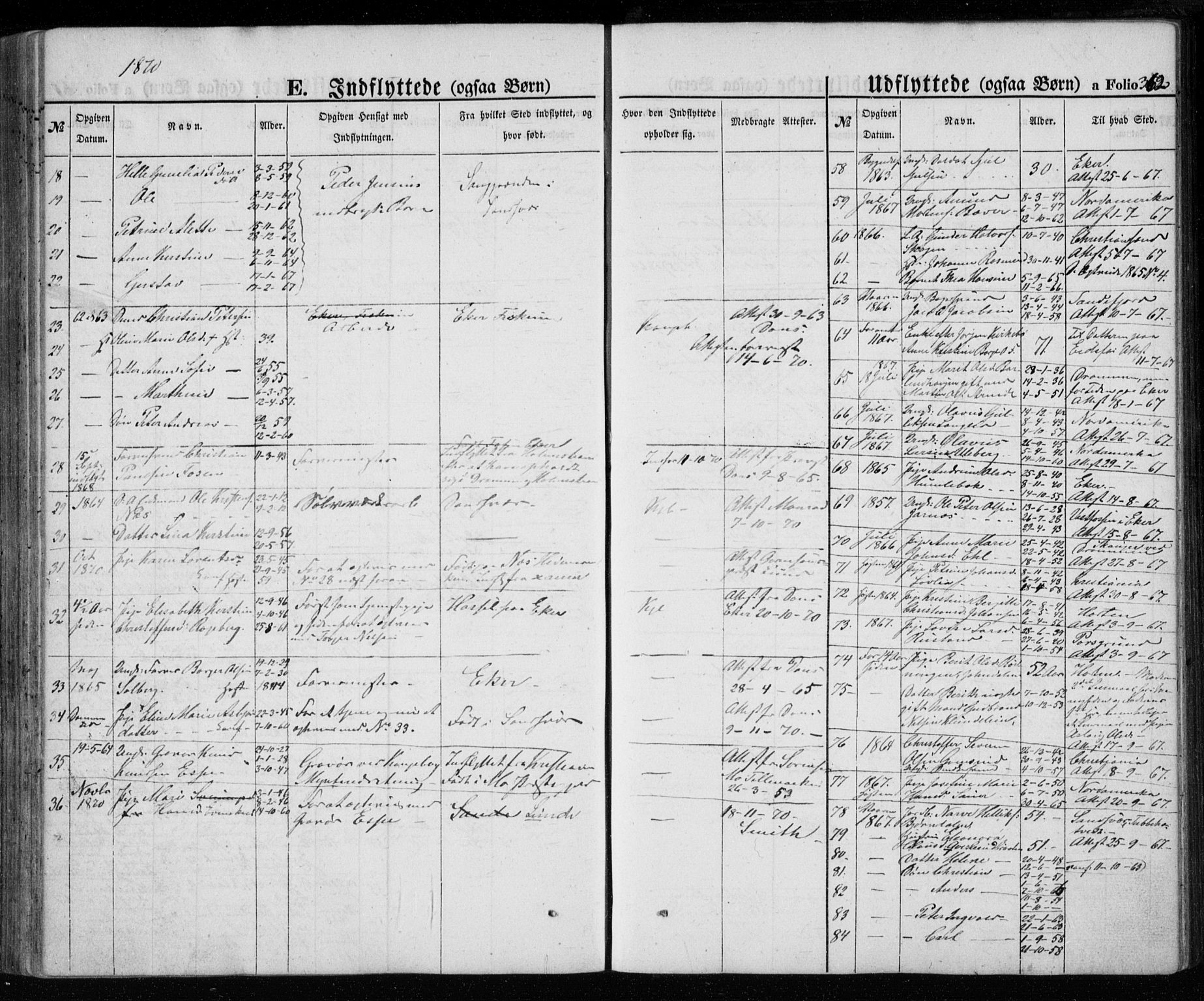 Kongsberg kirkebøker, AV/SAKO-A-22/G/Ga/L0003: Parish register (copy) no. 3, 1859-1875, p. 362