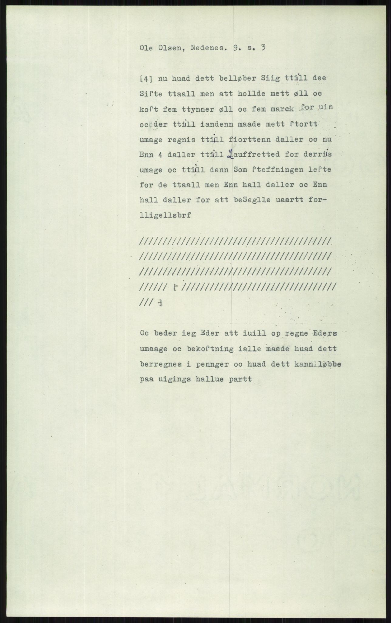 Samlinger til kildeutgivelse, Diplomavskriftsamlingen, AV/RA-EA-4053/H/Ha, p. 3005