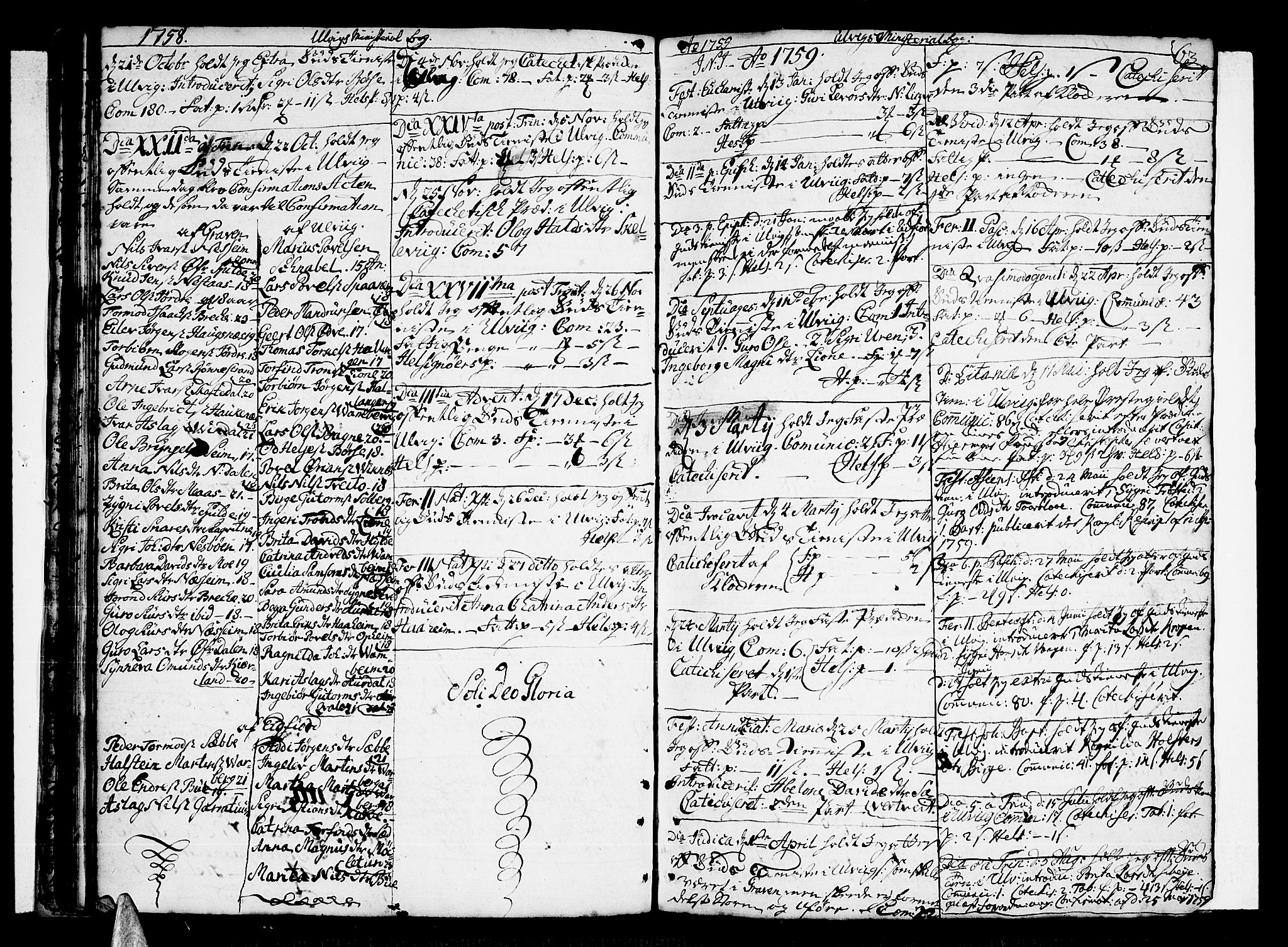Ulvik sokneprestembete, SAB/A-78801/H/Haa: Parish register (official) no. A 10, 1745-1792, p. 63