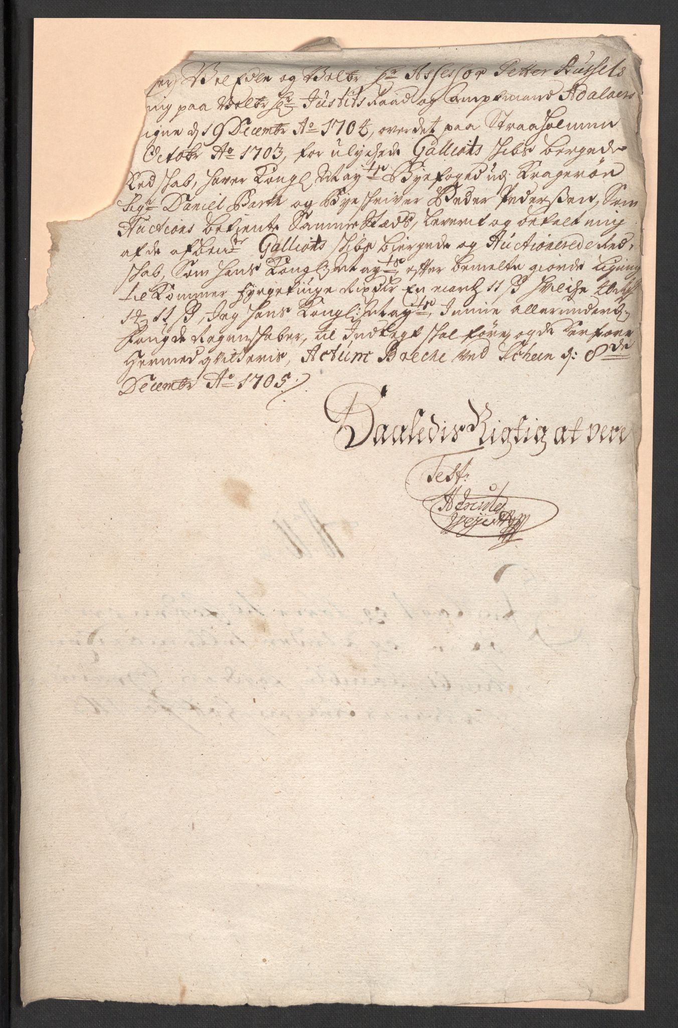 Rentekammeret inntil 1814, Reviderte regnskaper, Fogderegnskap, RA/EA-4092/R36/L2114: Fogderegnskap Øvre og Nedre Telemark og Bamble, 1705, p. 154