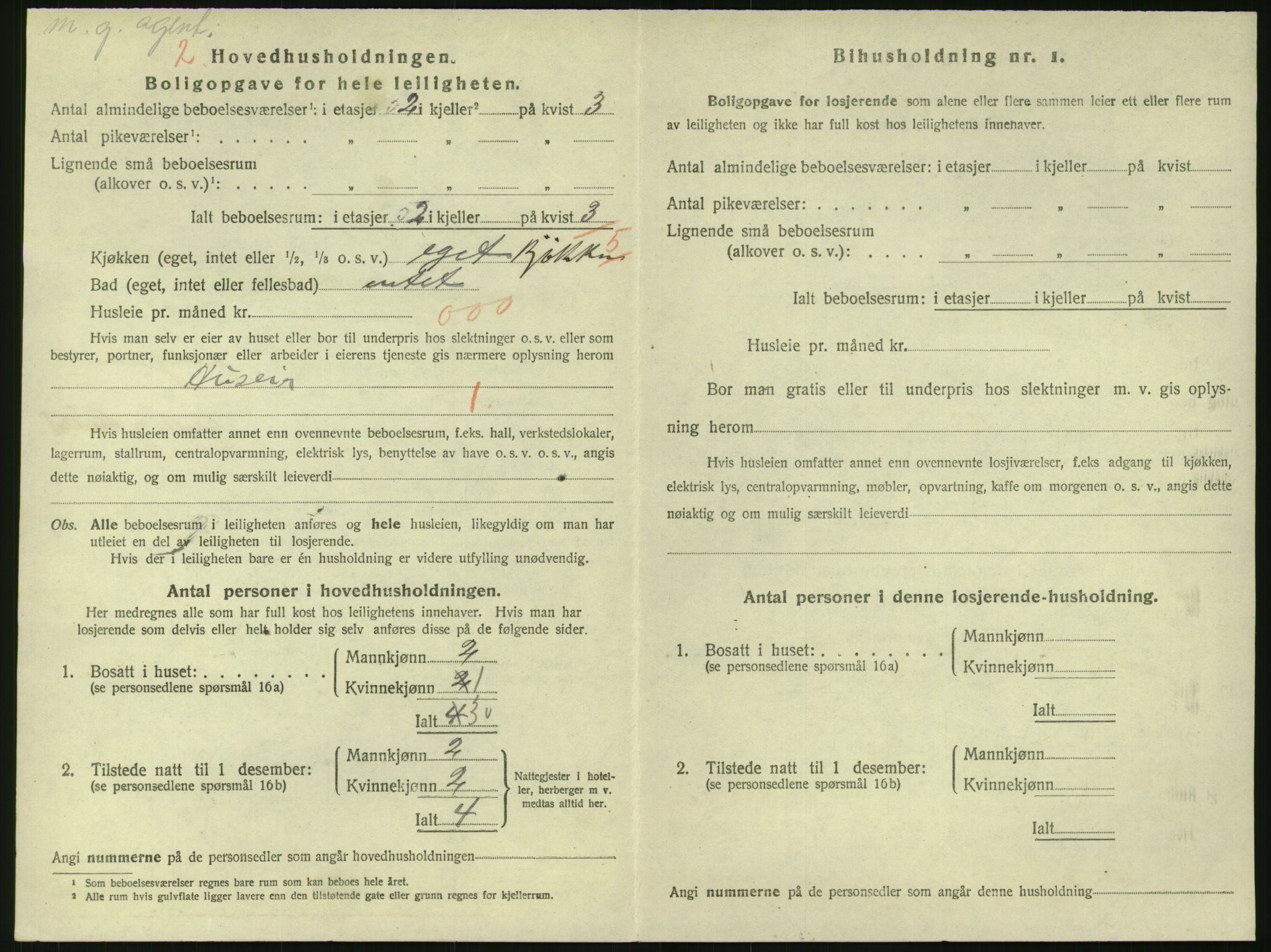 SAK, 1920 census for Risør, 1920, p. 2320