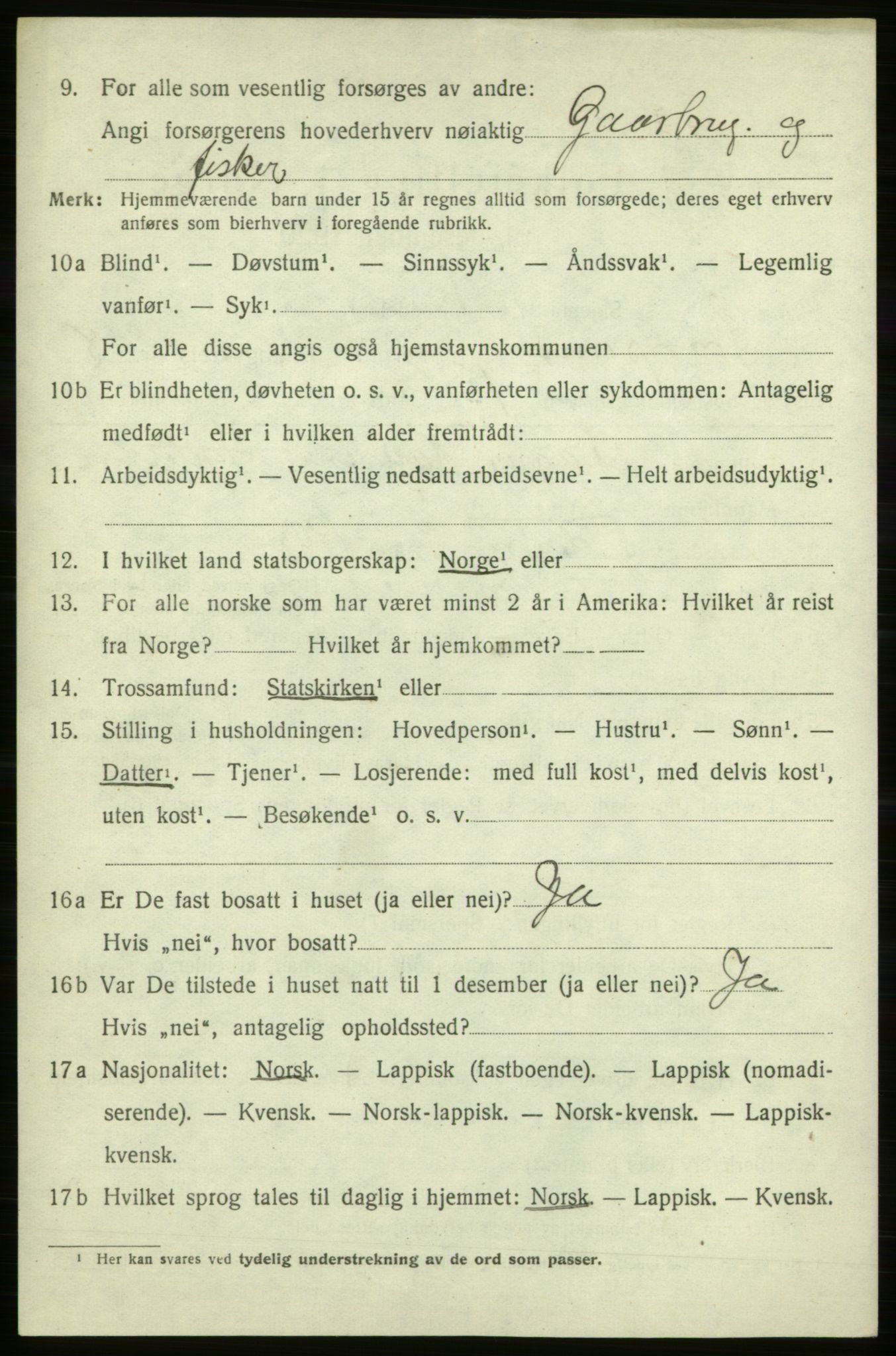 SATØ, 1920 census for Sørøysund rural district, 1920, p. 3589