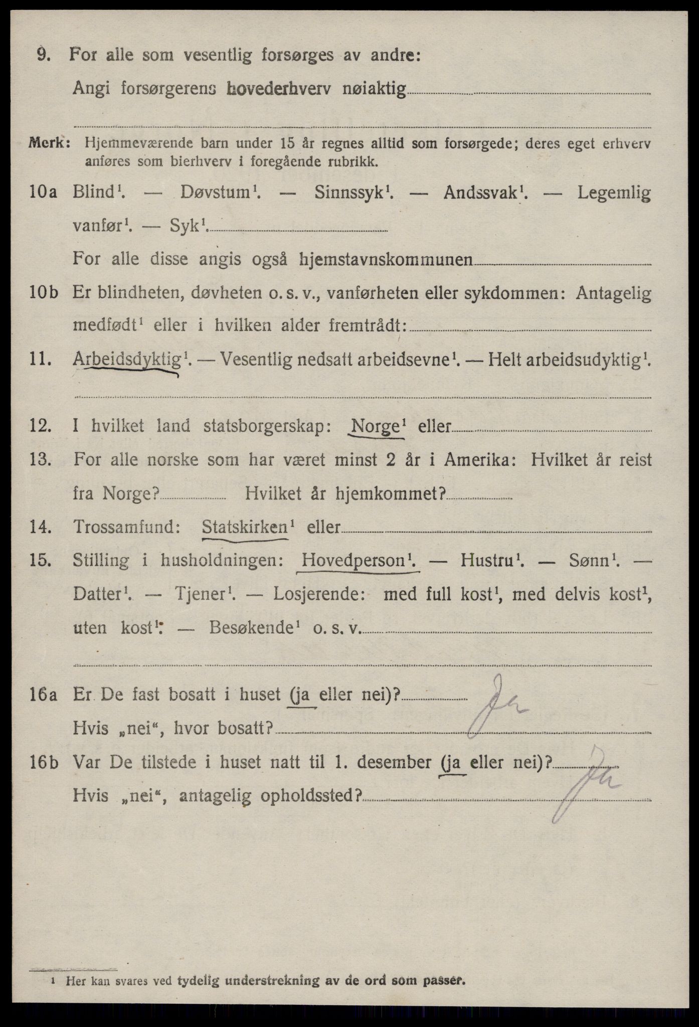 SAT, 1920 census for Vigra, 1920, p. 1251