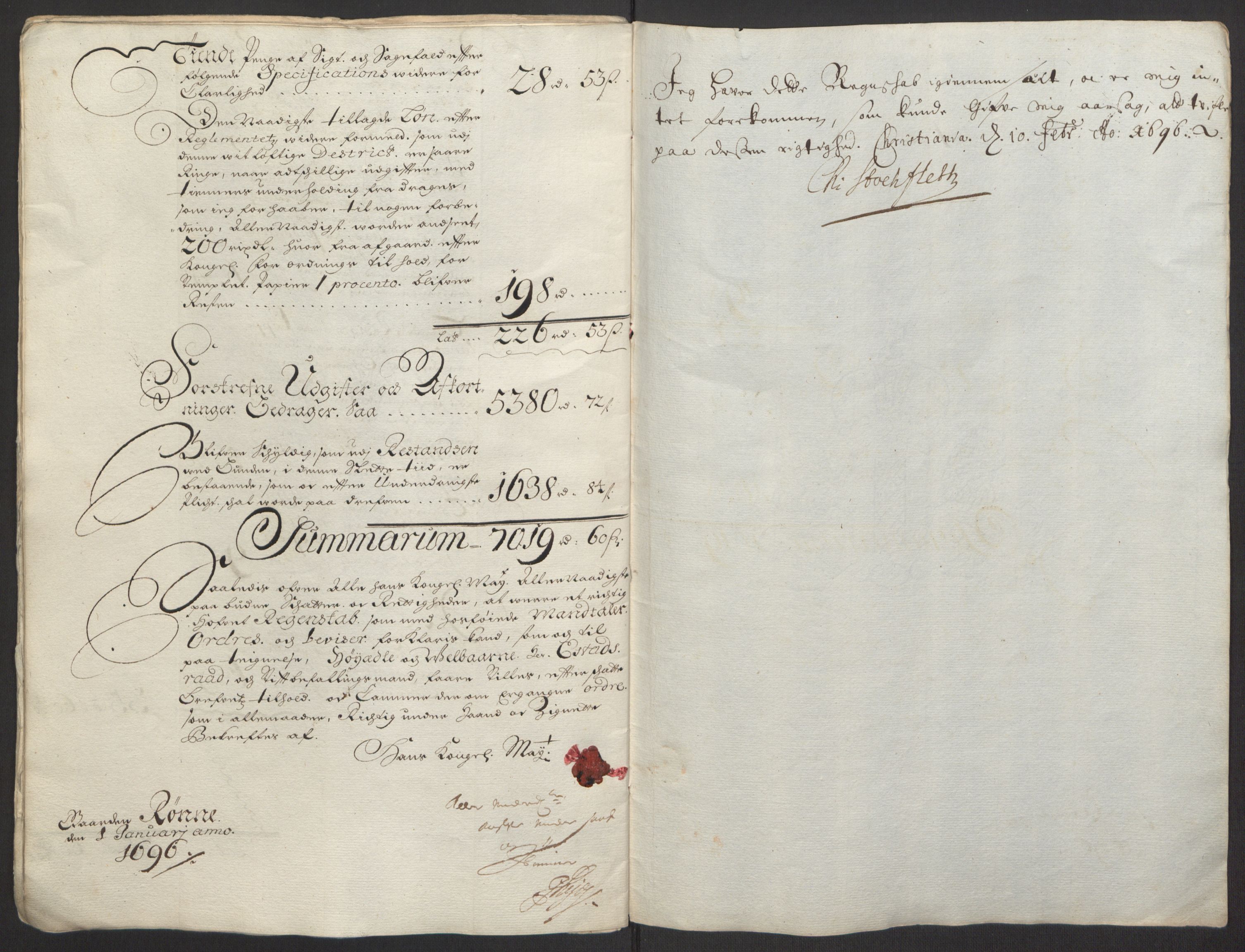 Rentekammeret inntil 1814, Reviderte regnskaper, Fogderegnskap, AV/RA-EA-4092/R13/L0833: Fogderegnskap Solør, Odal og Østerdal, 1695, p. 25