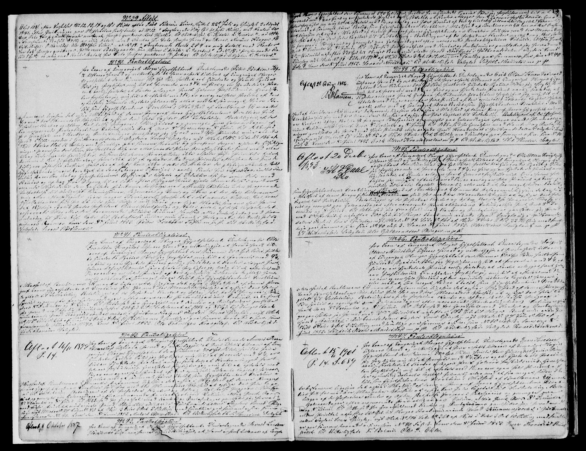 Nord-Gudbrandsdal tingrett, AV/SAH-TING-002/H/Hb/Hba/L0008A: Mortgage book no. 8a, 1852-1858, p. 4