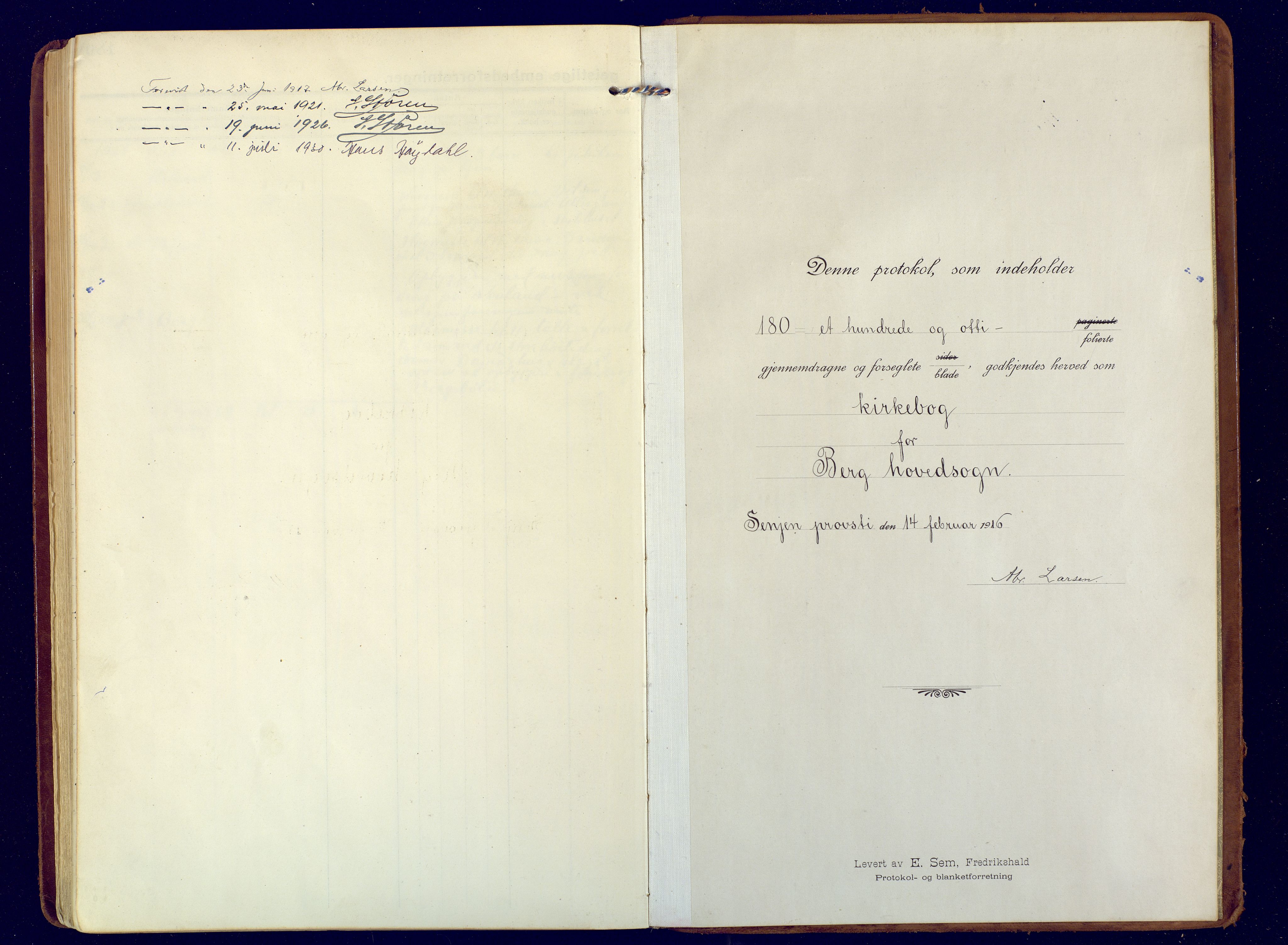 Berg sokneprestkontor, SATØ/S-1318/G/Ga/Gaa: Parish register (official) no. 9, 1916-1928