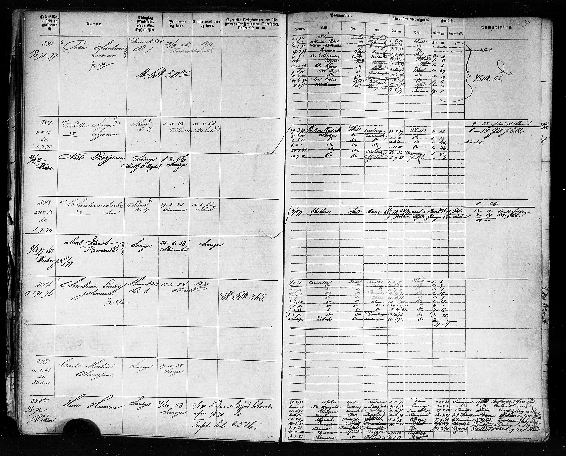 Halden mønstringskontor, AV/SAO-A-10569a/F/Fc/Fca/L0004: Annotasjonsrulle, 1868-1875, p. 51