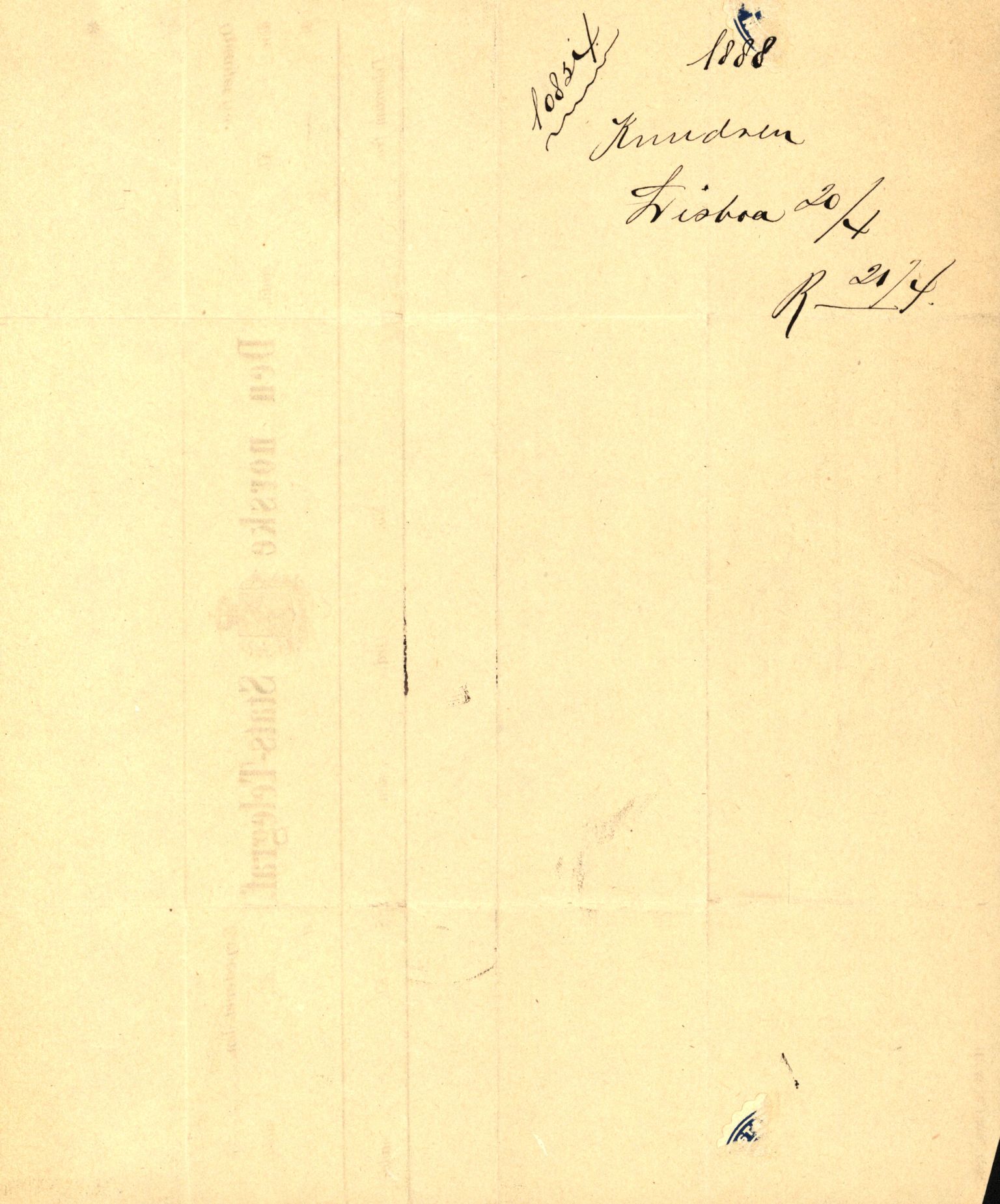 Pa 63 - Østlandske skibsassuranceforening, VEMU/A-1079/G/Ga/L0023/0002: Havaridokumenter / Flora, Frank, Freidig, Sophie, Wilhelmine, 1888, p. 70