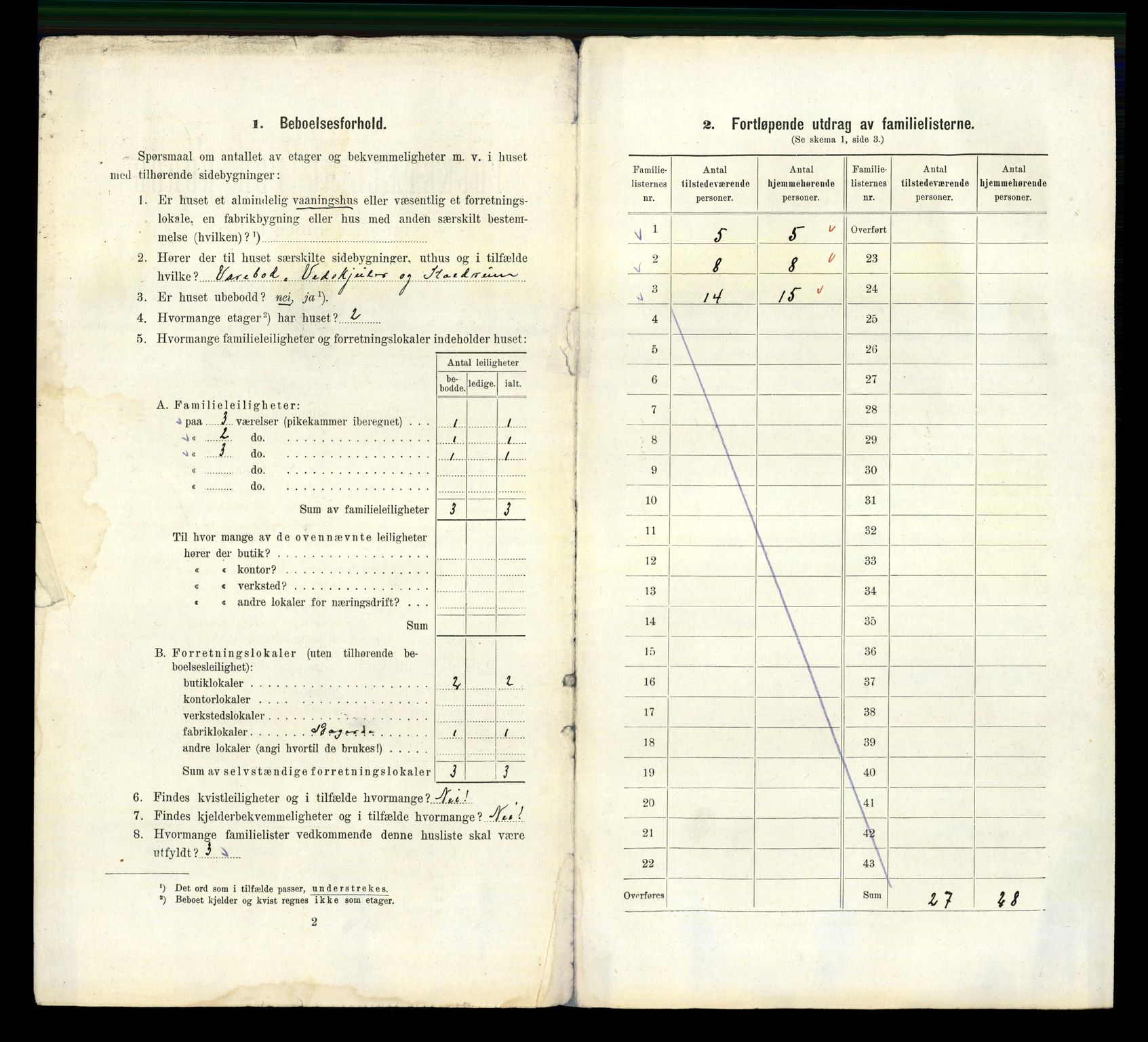 RA, 1910 census for Moss, 1910, p. 618