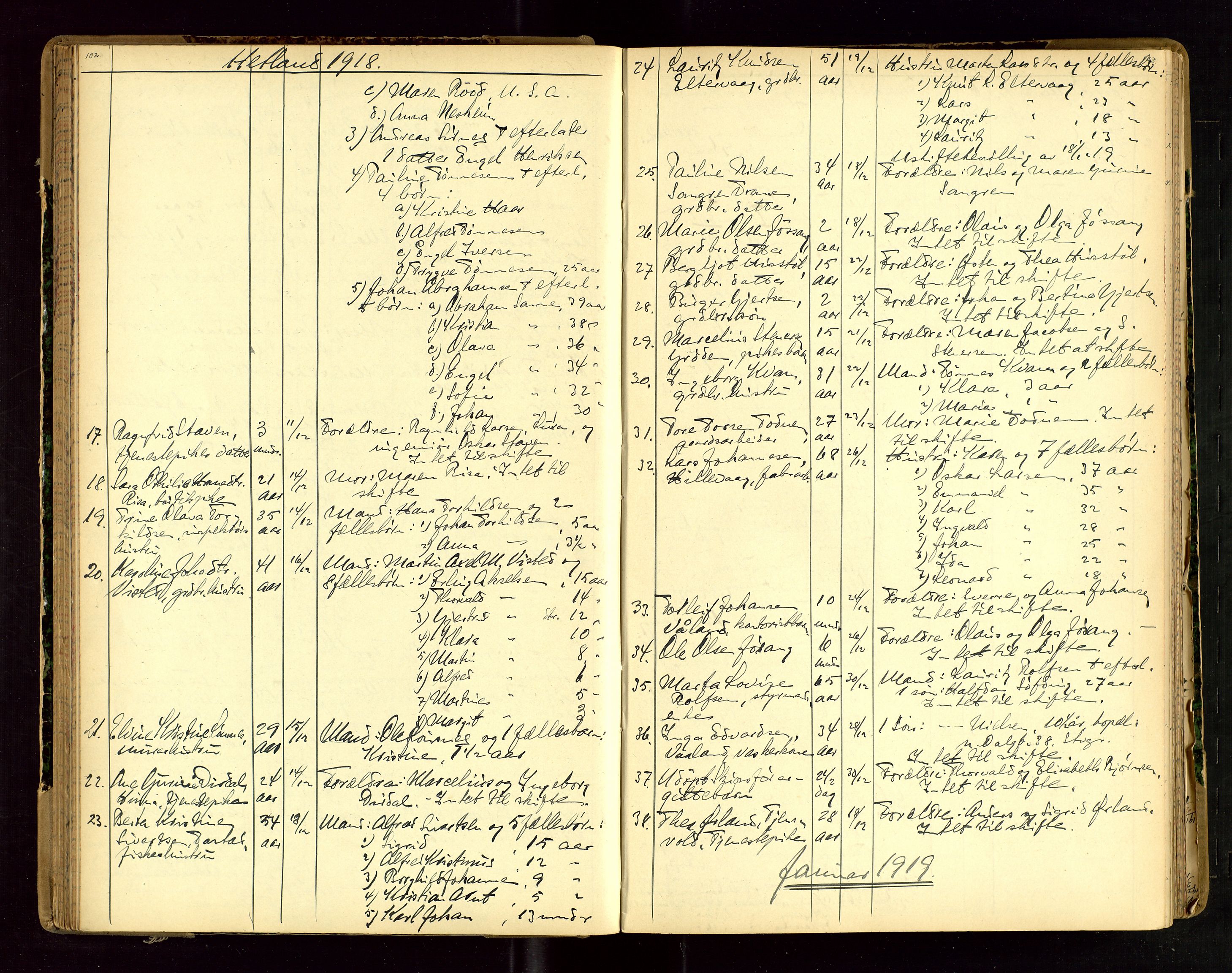 Jæren sorenskriveri, AV/SAST-A-100310/01/5/52/52B/L0003: DØDSFALLPROTOKOLL, 1910-1916, p. 102-103