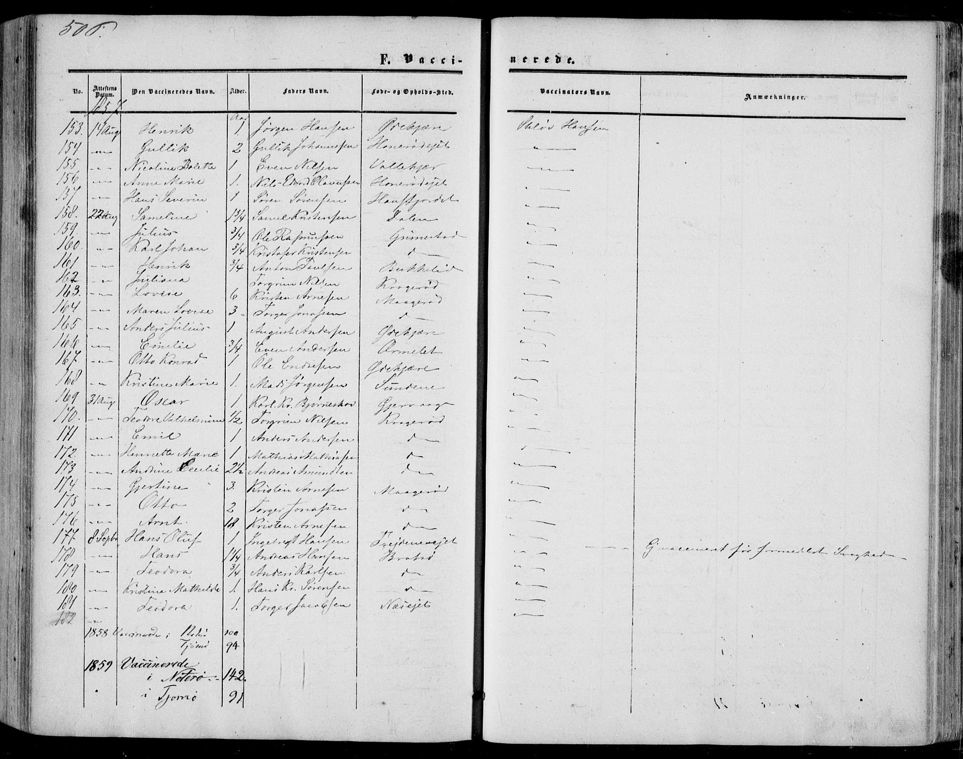 Nøtterøy kirkebøker, AV/SAKO-A-354/F/Fa/L0006: Parish register (official) no. I 6, 1852-1864, p. 506