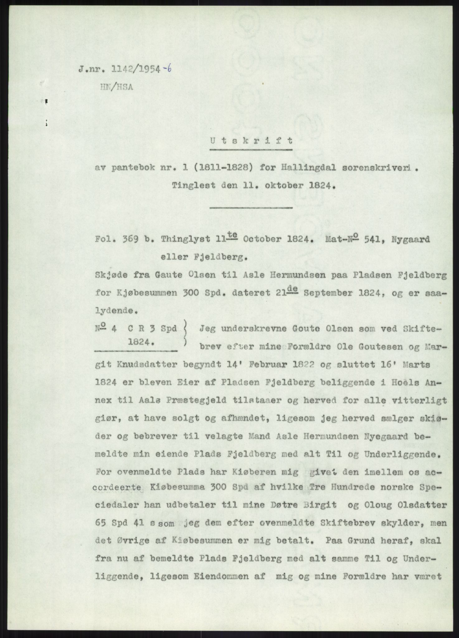 Statsarkivet i Kongsberg, SAKO/A-0001, 1954-1955, p. 149