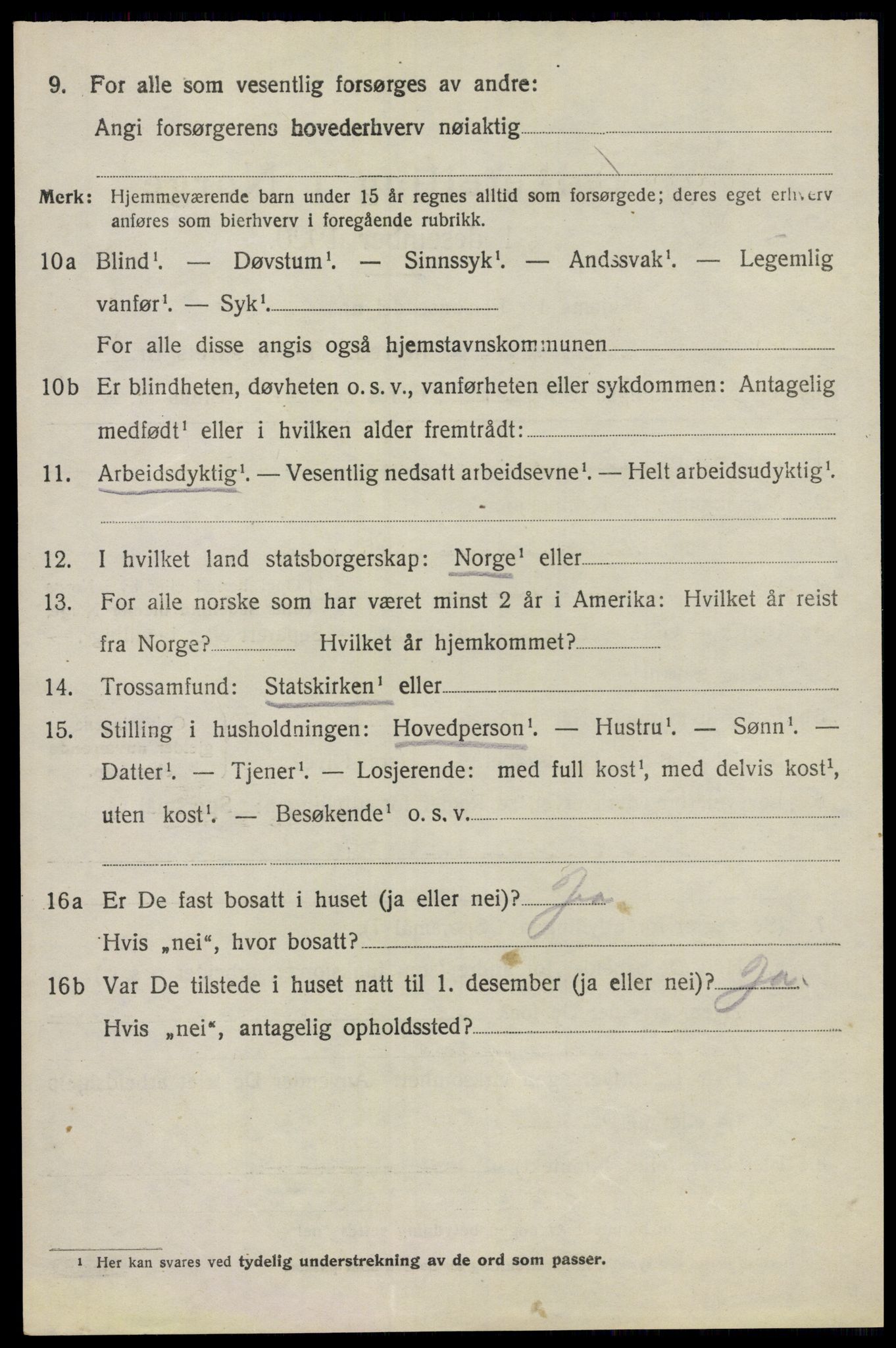 SAO, 1920 census for Bærum, 1920, p. 12907