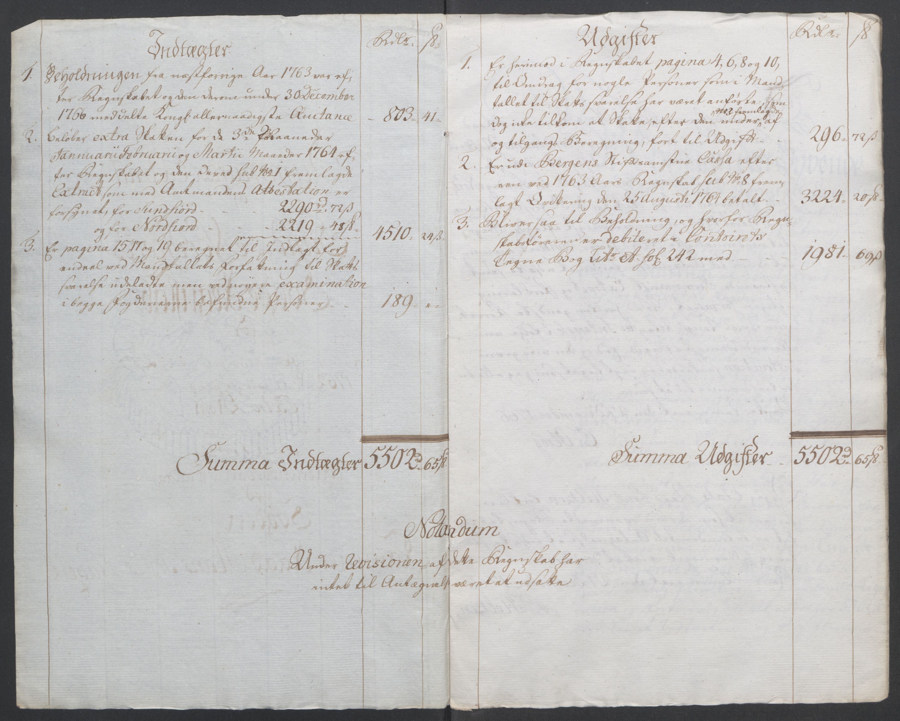 Rentekammeret inntil 1814, Reviderte regnskaper, Fogderegnskap, AV/RA-EA-4092/R53/L3550: Ekstraskatten Sunn- og Nordfjord, 1762-1771, p. 82