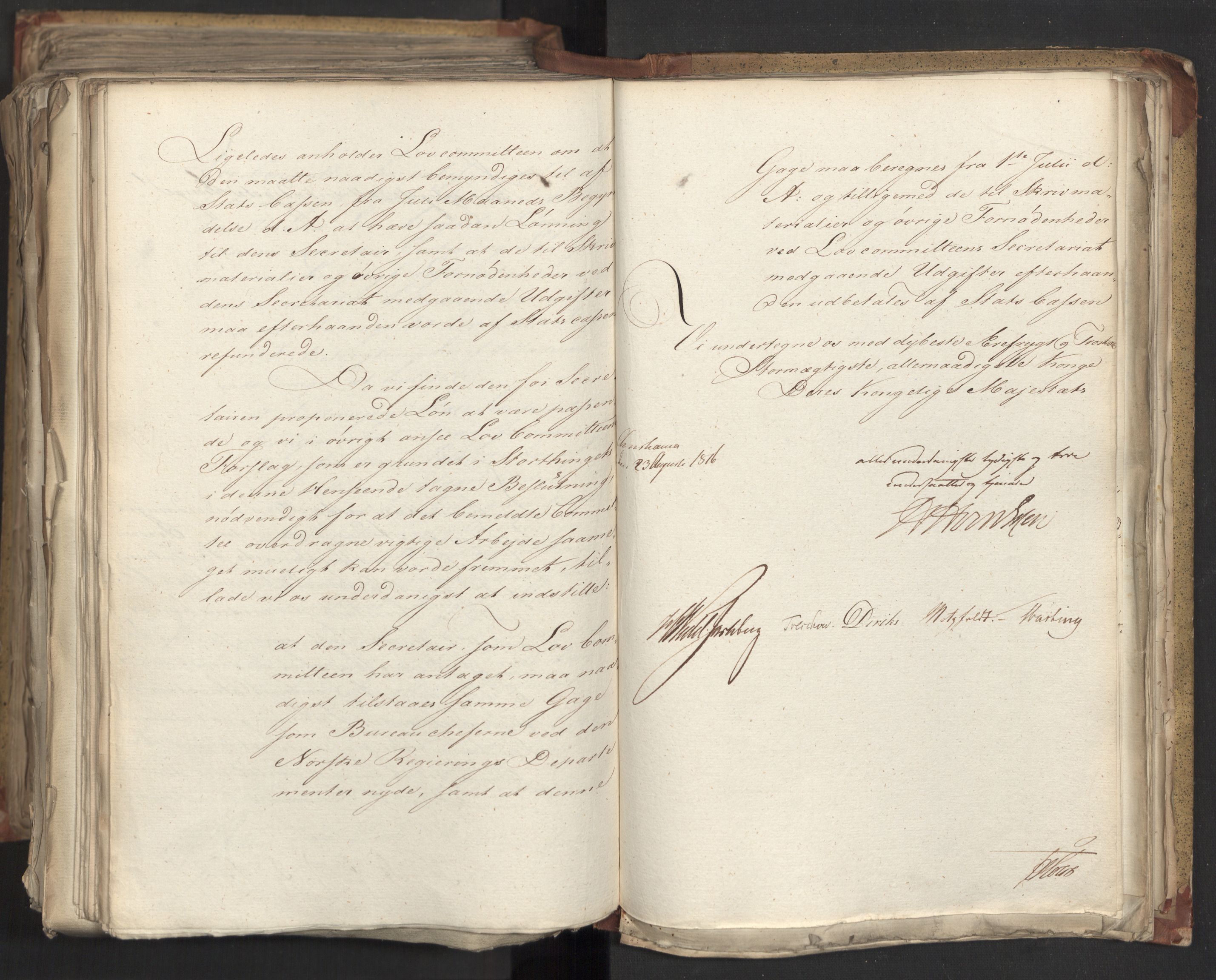 Statsrådsavdelingen i Stockholm, AV/RA-S-1003/D/Da/L0006: Regjeringsinnstillinger nr. 1247-1544, 1816, p. 536