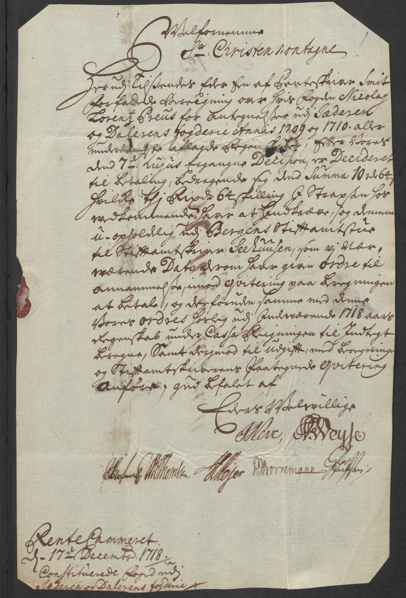 Rentekammeret inntil 1814, Reviderte regnskaper, Fogderegnskap, AV/RA-EA-4092/R46/L2743: Fogderegnskap Jæren og Dalane, 1718, p. 406