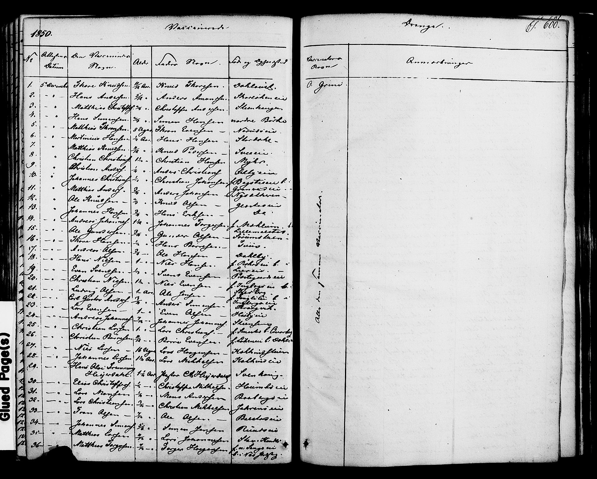 Ringsaker prestekontor, SAH/PREST-014/K/Ka/L0008: Parish register (official) no. 8, 1837-1850, p. 600