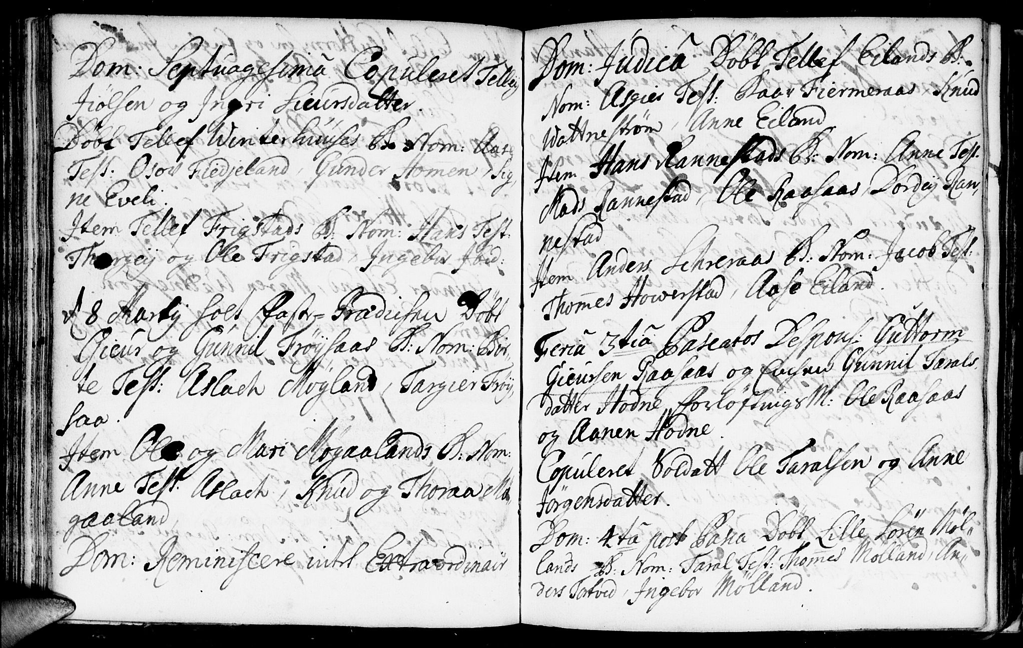 Evje sokneprestkontor, AV/SAK-1111-0008/F/Fa/Fac/L0001: Parish register (official) no. A 1, 1705-1764, p. 147-148