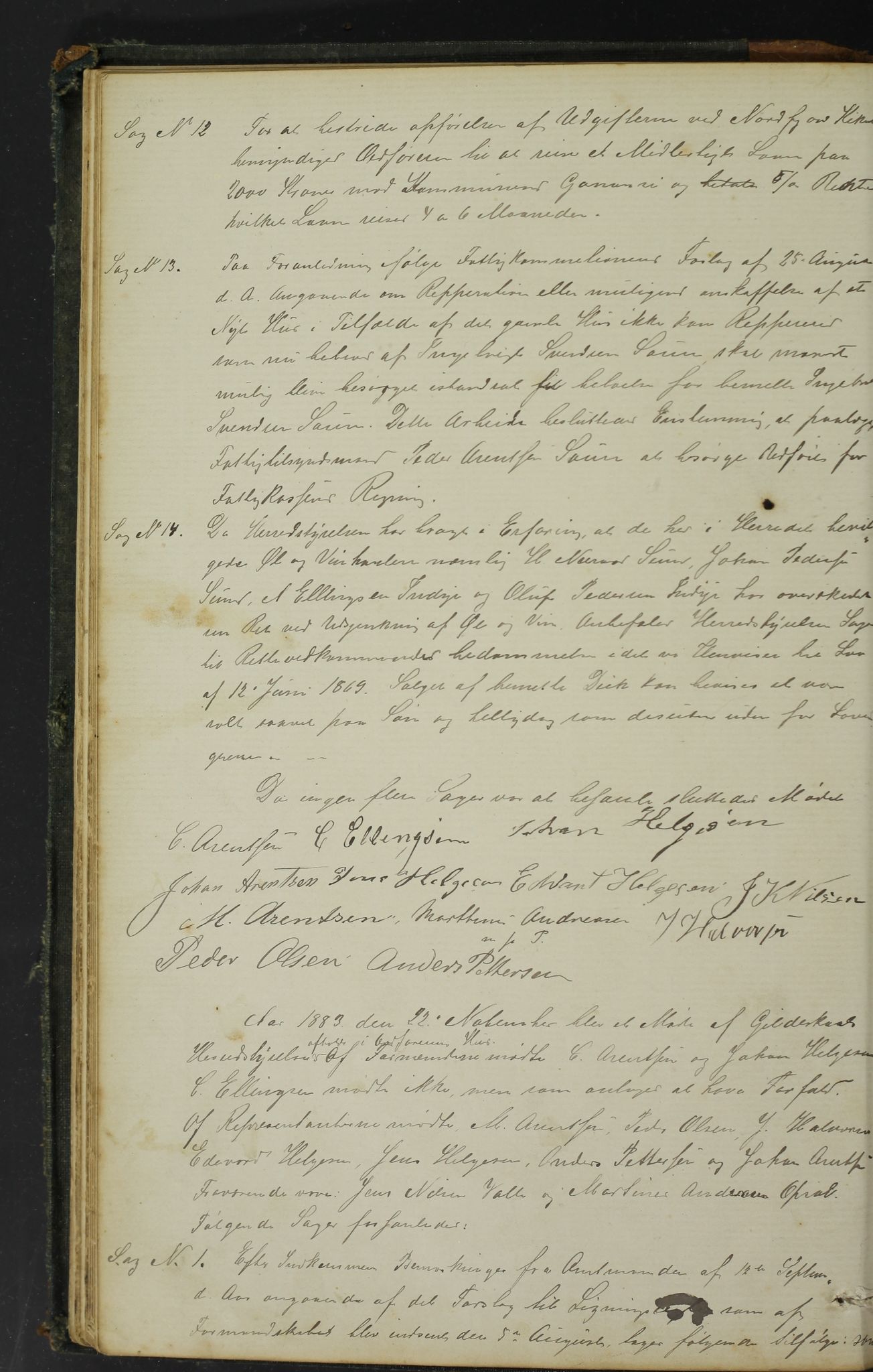 Gildeskål kommune. Formannskapet, AIN/K-18380.150/100/L0002: Møtebok formannskapet, 1880-1903