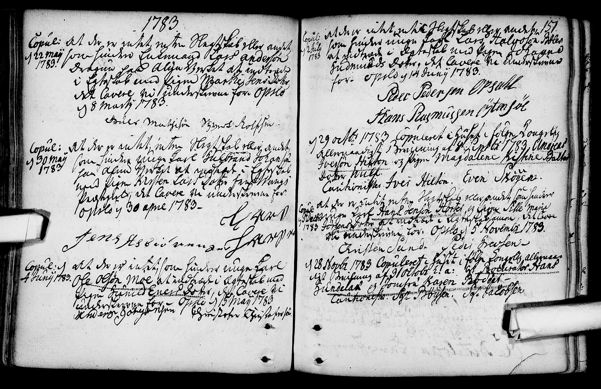 Gamlebyen prestekontor Kirkebøker, AV/SAO-A-10884/F/Fa/L0001: Parish register (official) no. 1, 1734-1818, p. 151