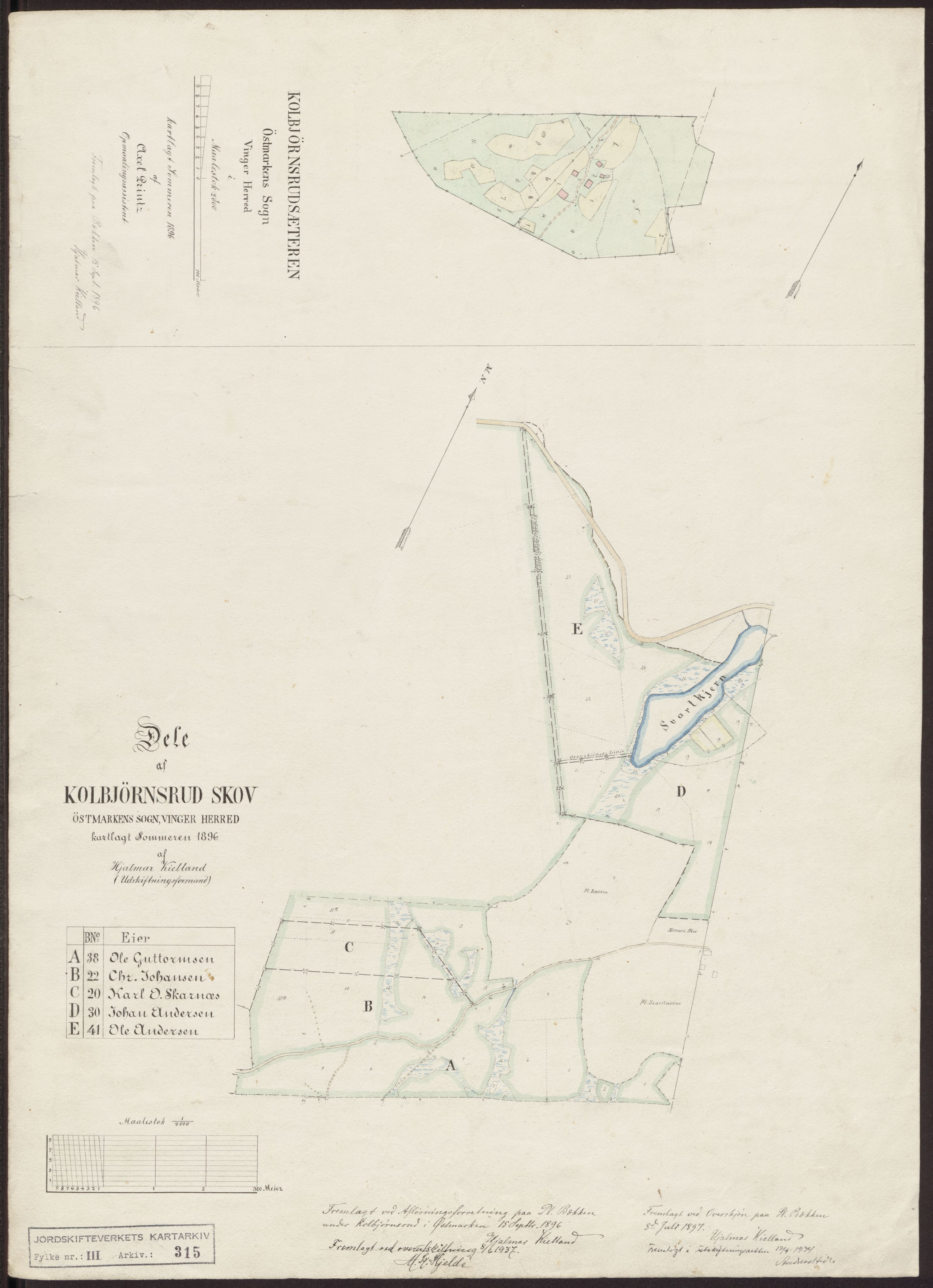 Jordskifteverkets kartarkiv, RA/S-3929/T, 1859-1988, p. 523