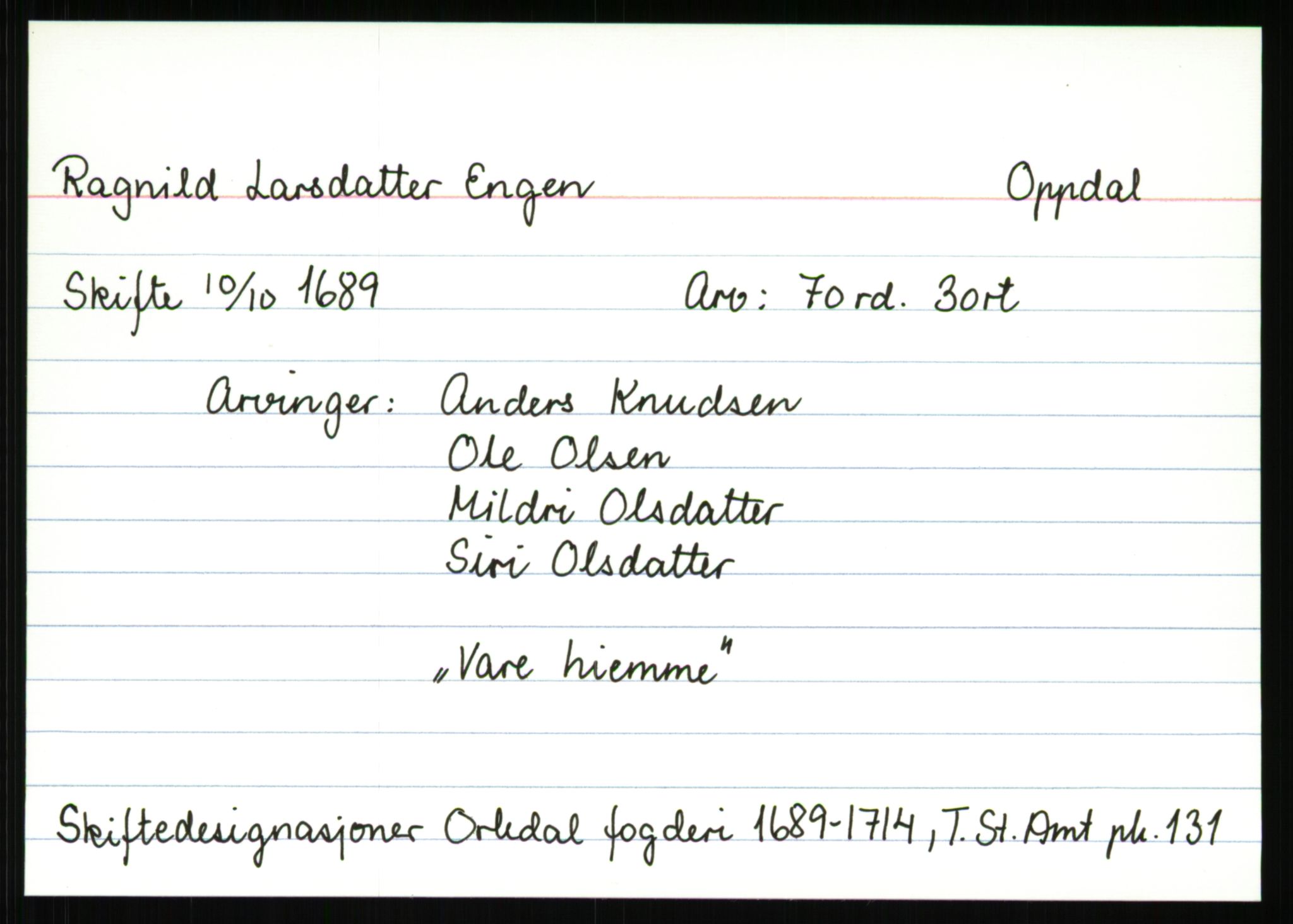 Trondheim stiftamt*, SAT/-, 1689-1714, p. 357