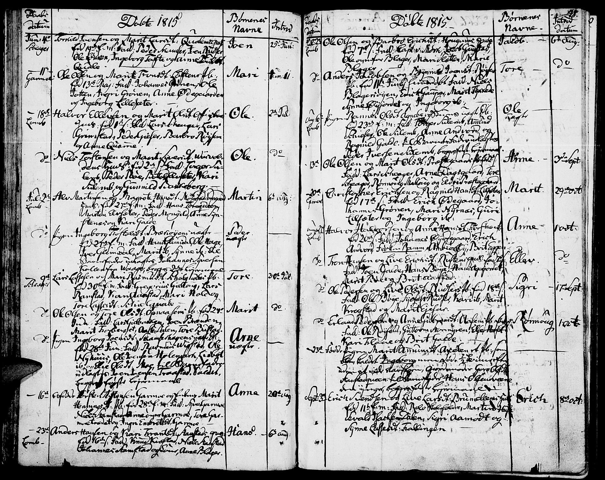 Lom prestekontor, AV/SAH-PREST-070/K/L0003: Parish register (official) no. 3, 1801-1825, p. 48