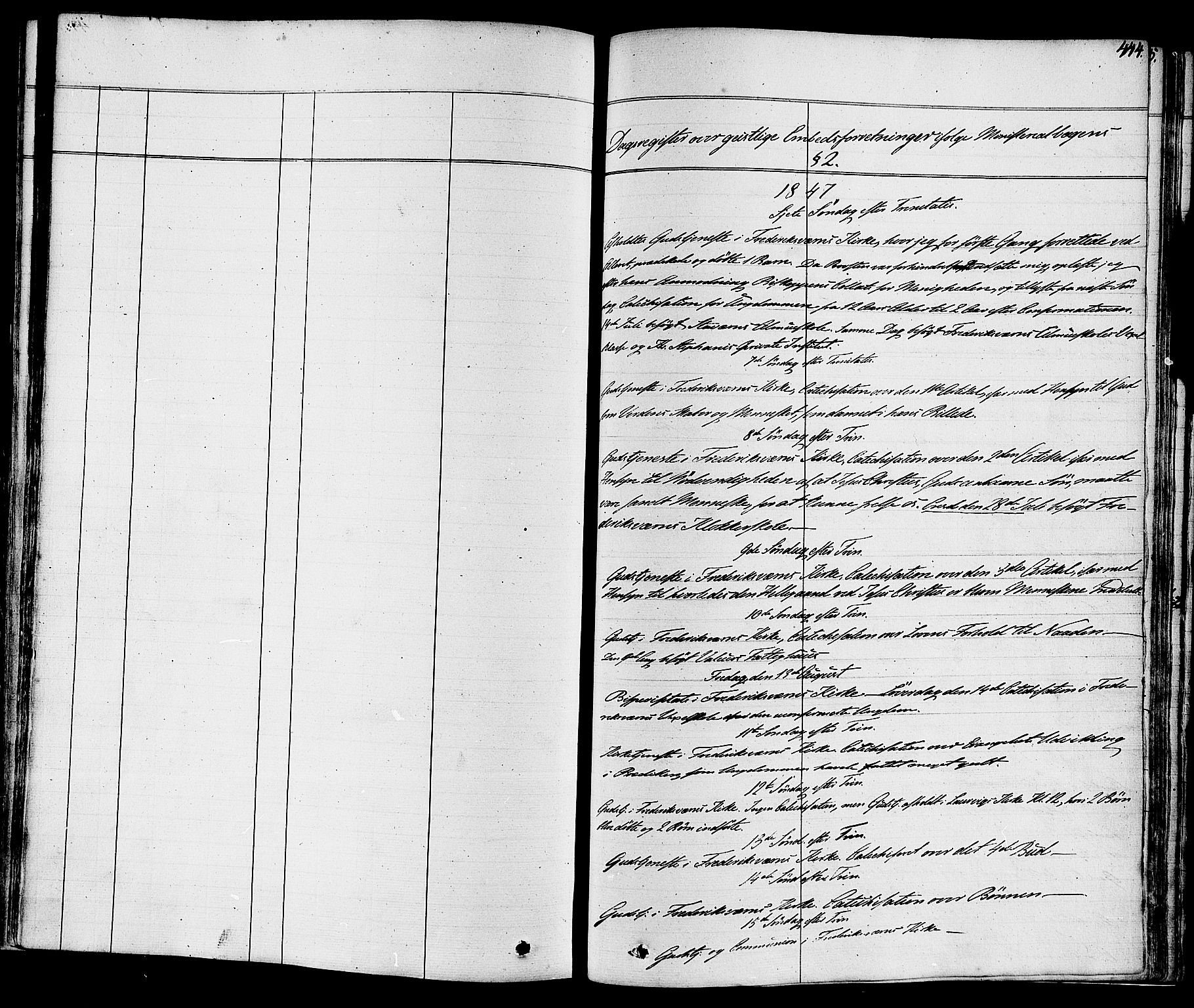 Stavern kirkebøker, SAKO/A-318/F/Fa/L0007: Parish register (official) no. 7, 1840-1877, p. 444