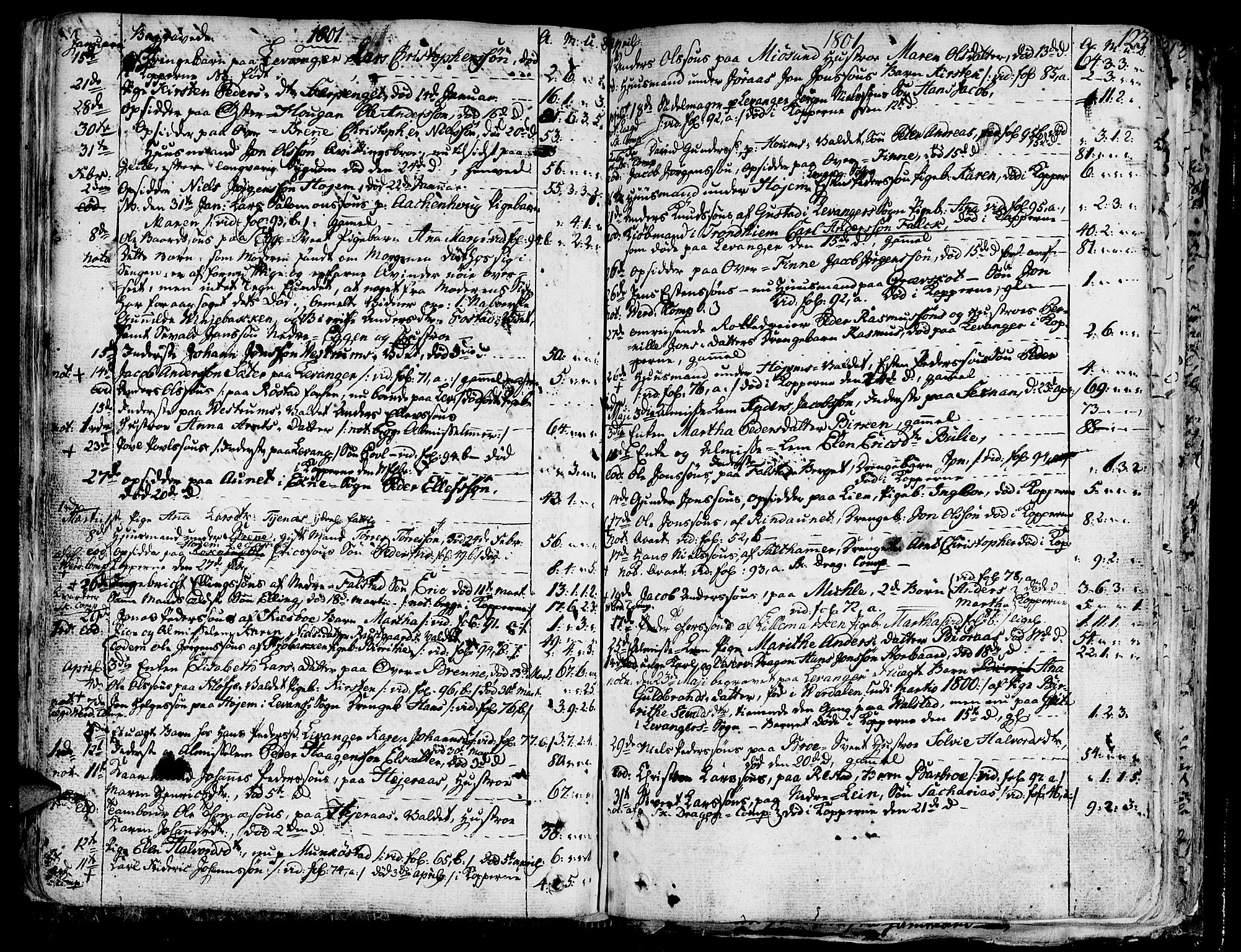 Ministerialprotokoller, klokkerbøker og fødselsregistre - Nord-Trøndelag, SAT/A-1458/717/L0142: Parish register (official) no. 717A02 /1, 1783-1809, p. 123