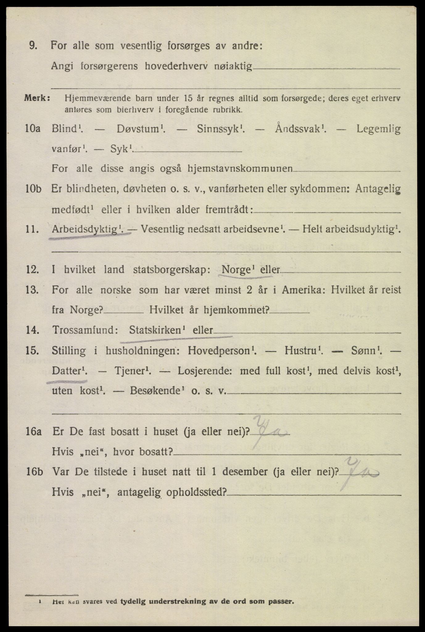 SAK, 1920 census for Feda, 1920, p. 1886