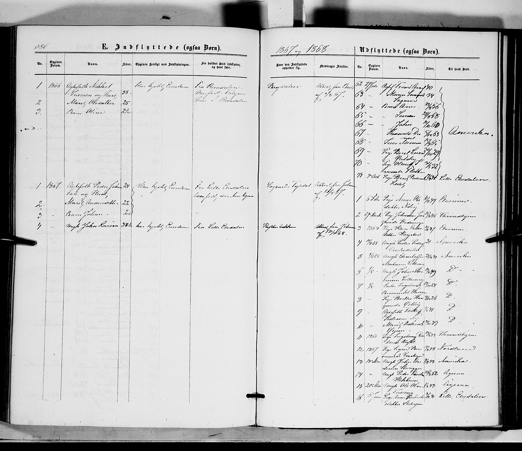 Tynset prestekontor, SAH/PREST-058/H/Ha/Haa/L0021: Parish register (official) no. 21, 1863-1879, p. 386
