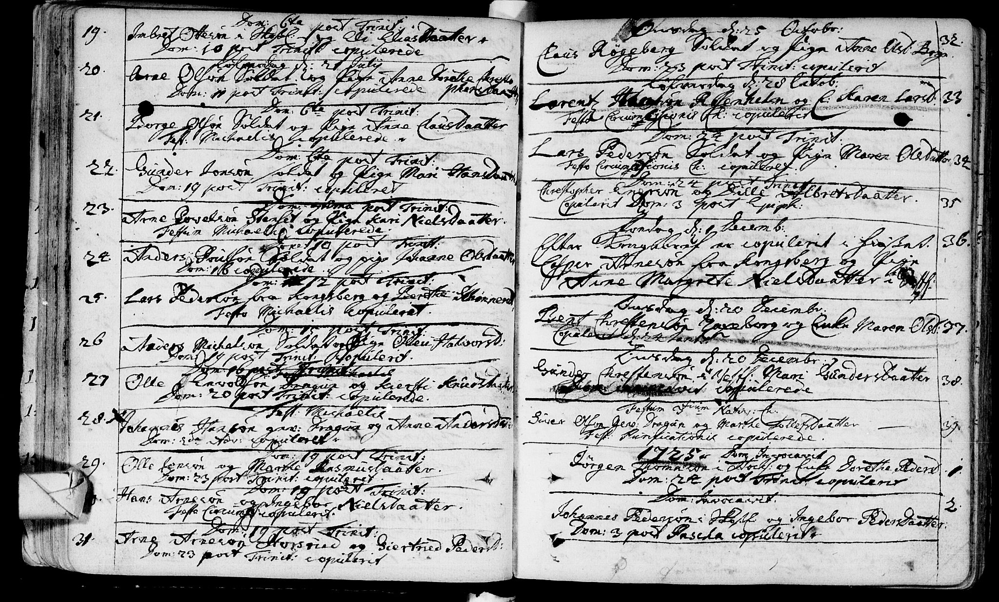 Eiker kirkebøker, AV/SAKO-A-4/F/Fa/L0005: Parish register (official) no. I 5 /1, 1705-1759