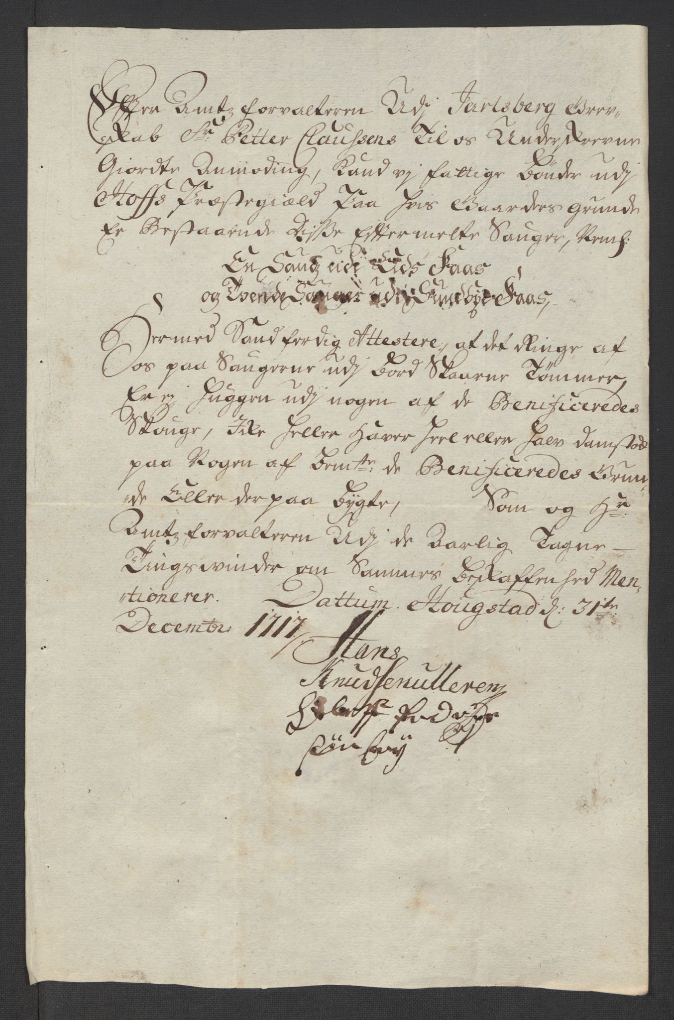 Rentekammeret inntil 1814, Reviderte regnskaper, Fogderegnskap, RA/EA-4092/R32/L1881: Fogderegnskap Jarlsberg grevskap, 1717, p. 153