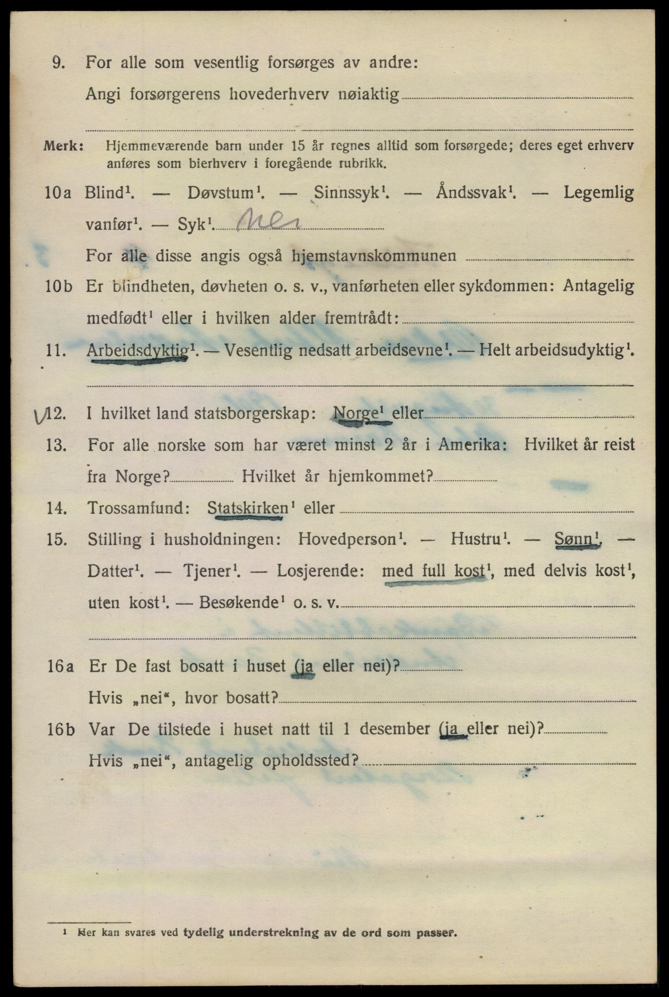 SAO, 1920 census for Kristiania, 1920, p. 150218