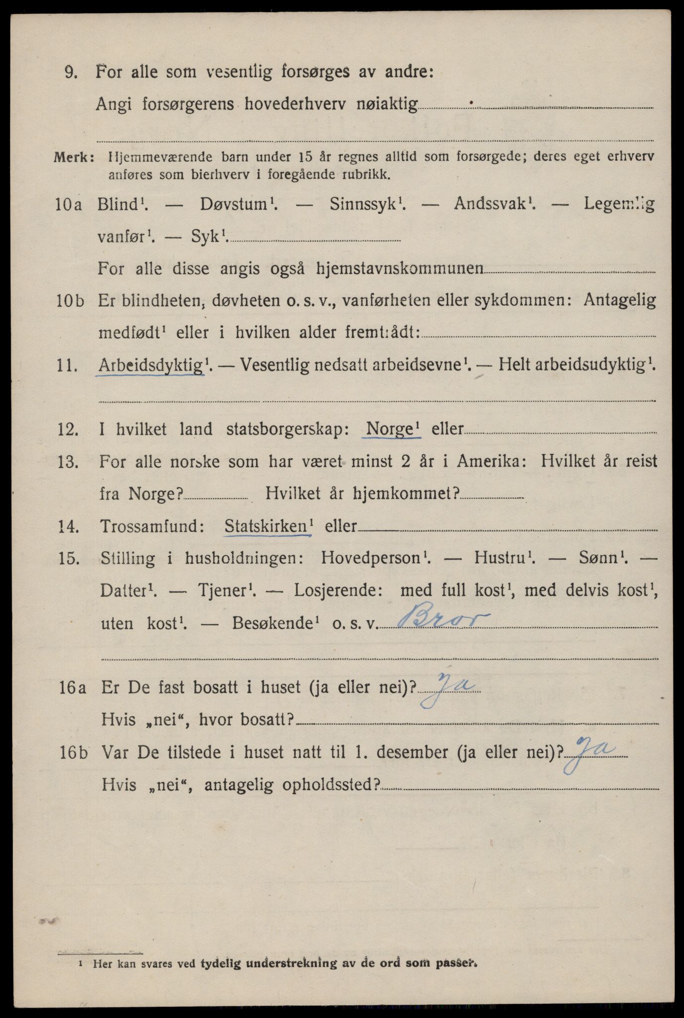 SAST, 1920 census for Eigersund, 1920, p. 2792