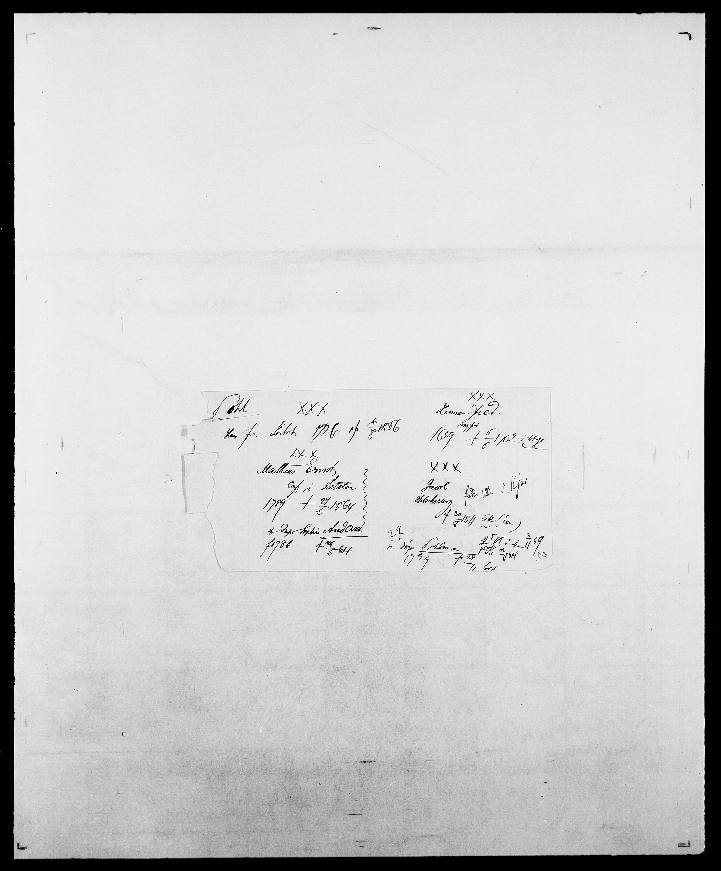Delgobe, Charles Antoine - samling, AV/SAO-PAO-0038/D/Da/L0031: de Place - Raaum, p. 167