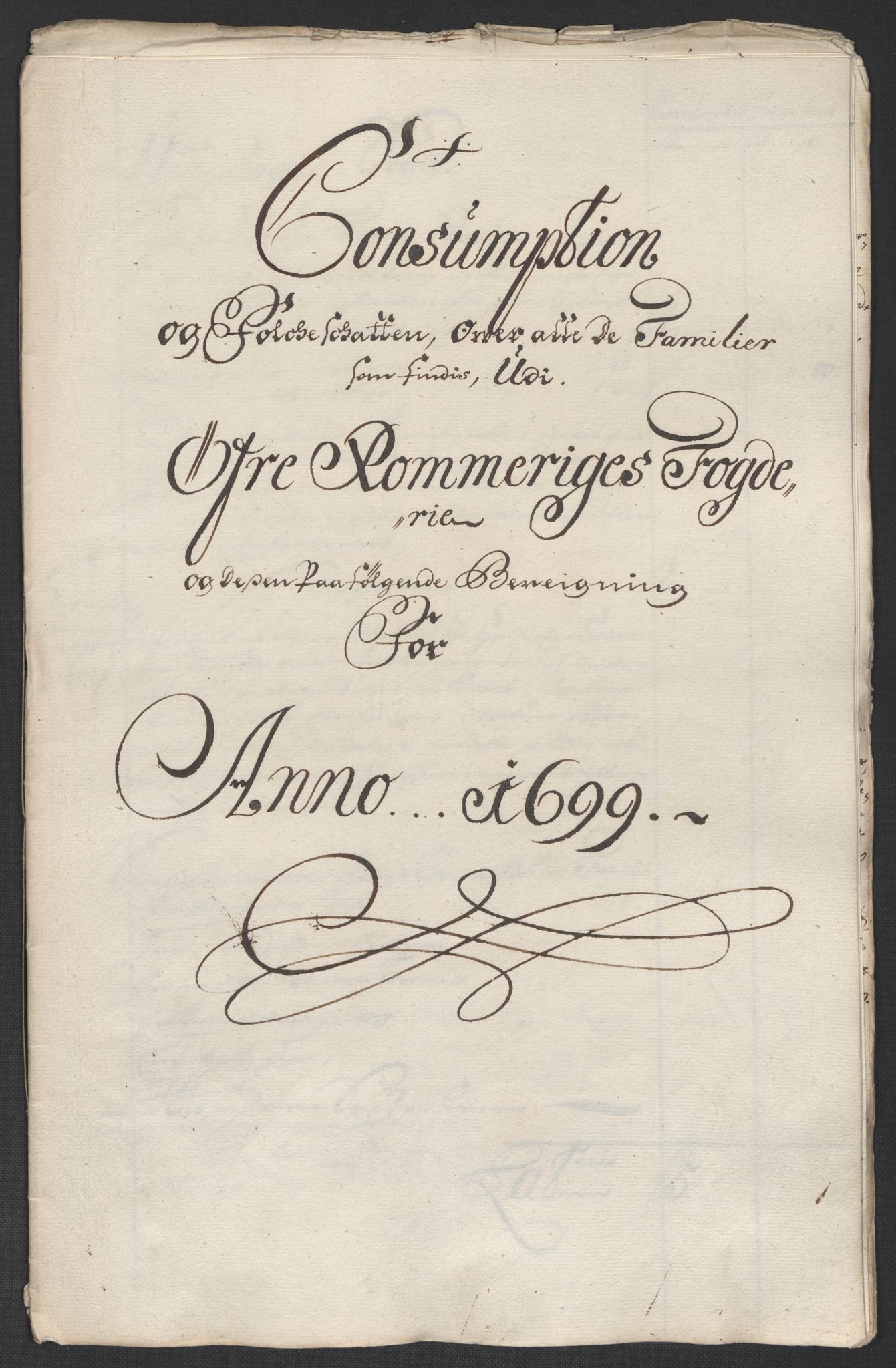 Rentekammeret inntil 1814, Reviderte regnskaper, Fogderegnskap, RA/EA-4092/R12/L0711: Fogderegnskap Øvre Romerike, 1699, p. 271