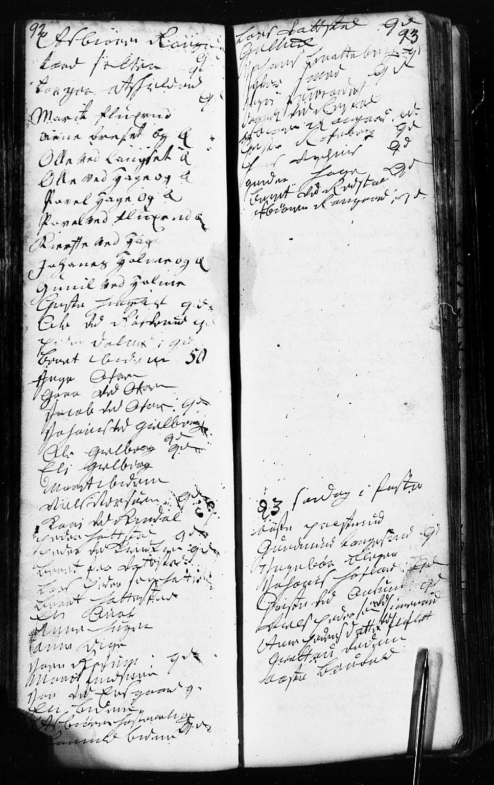 Fåberg prestekontor, SAH/PREST-086/H/Ha/Hab/L0002: Parish register (copy) no. 2, 1741-1756, p. 92-93