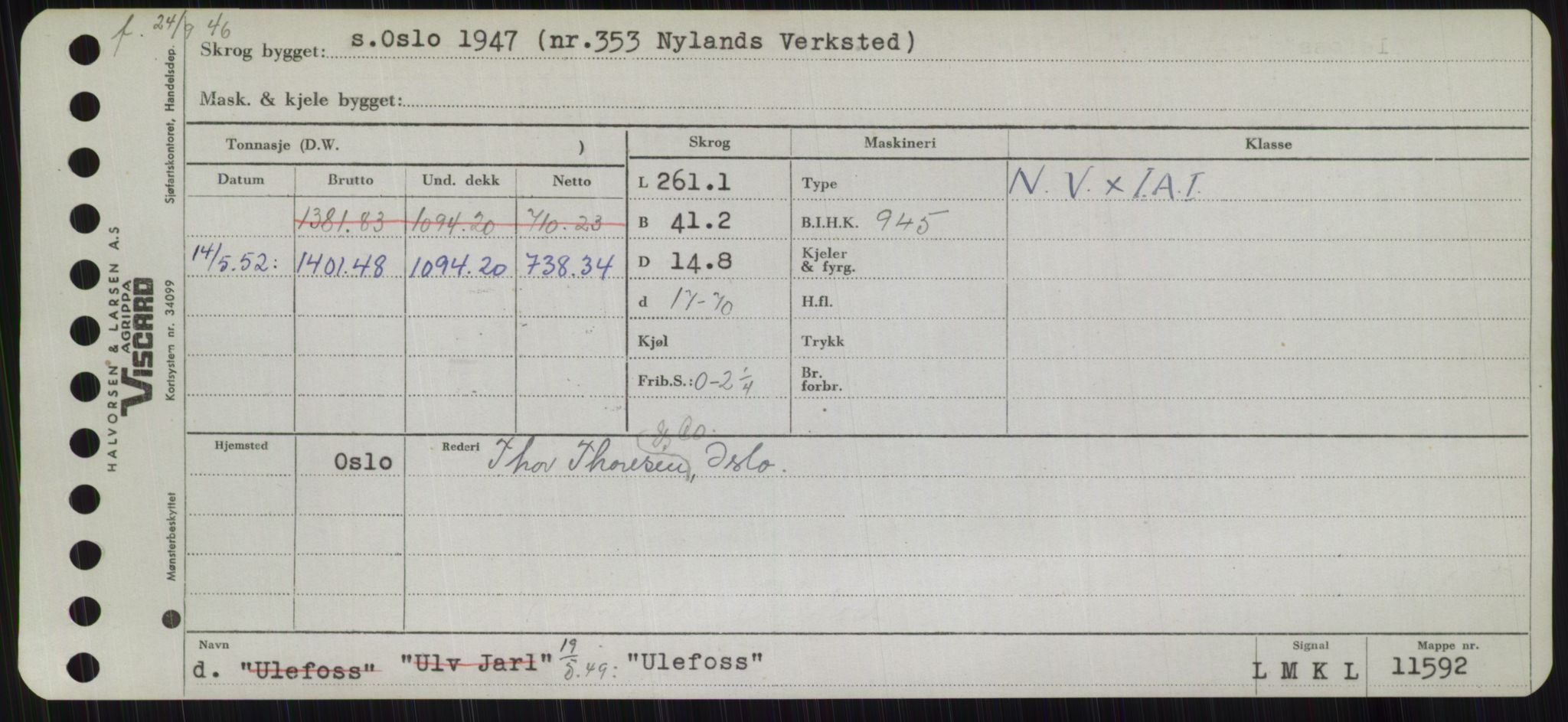 Sjøfartsdirektoratet med forløpere, Skipsmålingen, AV/RA-S-1627/H/Hb/L0005: Fartøy, T-Å, p. 249