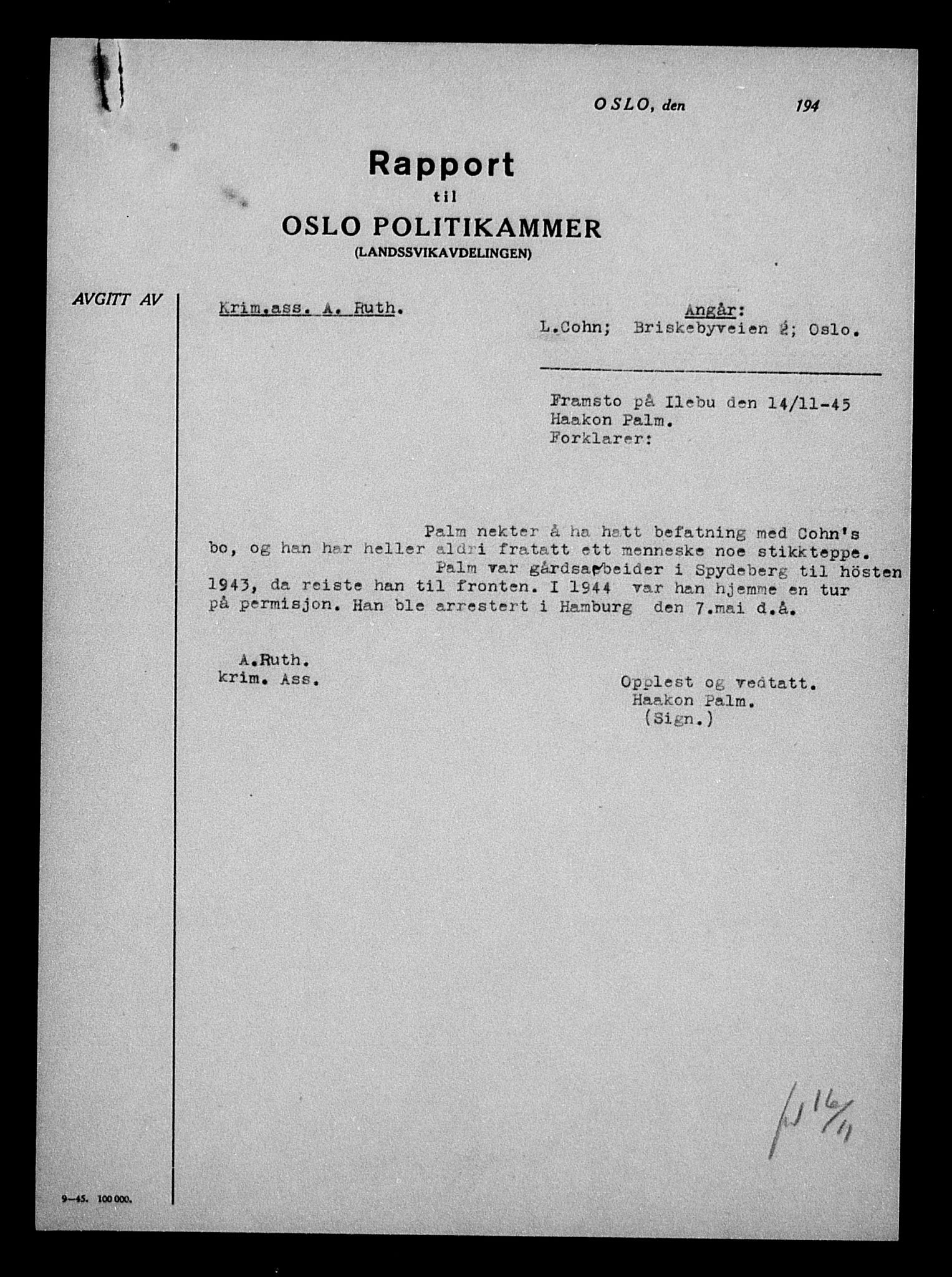 Justisdepartementet, Tilbakeføringskontoret for inndratte formuer, AV/RA-S-1564/H/Hc/Hcc/L0928: --, 1945-1947, p. 545