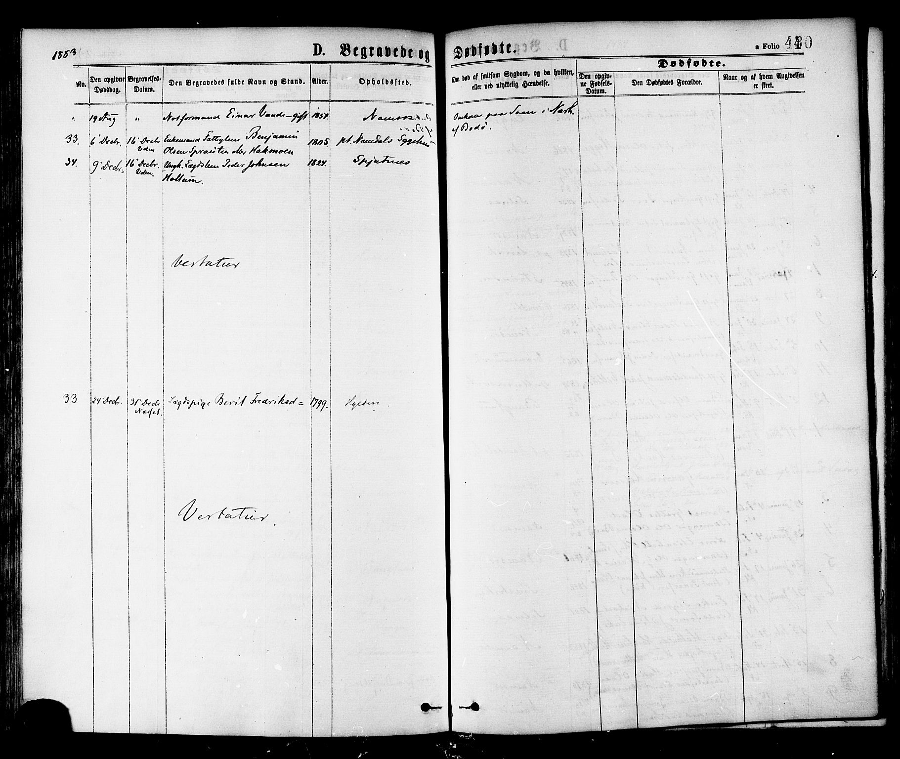 Ministerialprotokoller, klokkerbøker og fødselsregistre - Nord-Trøndelag, SAT/A-1458/768/L0572: Parish register (official) no. 768A07, 1874-1886, p. 440