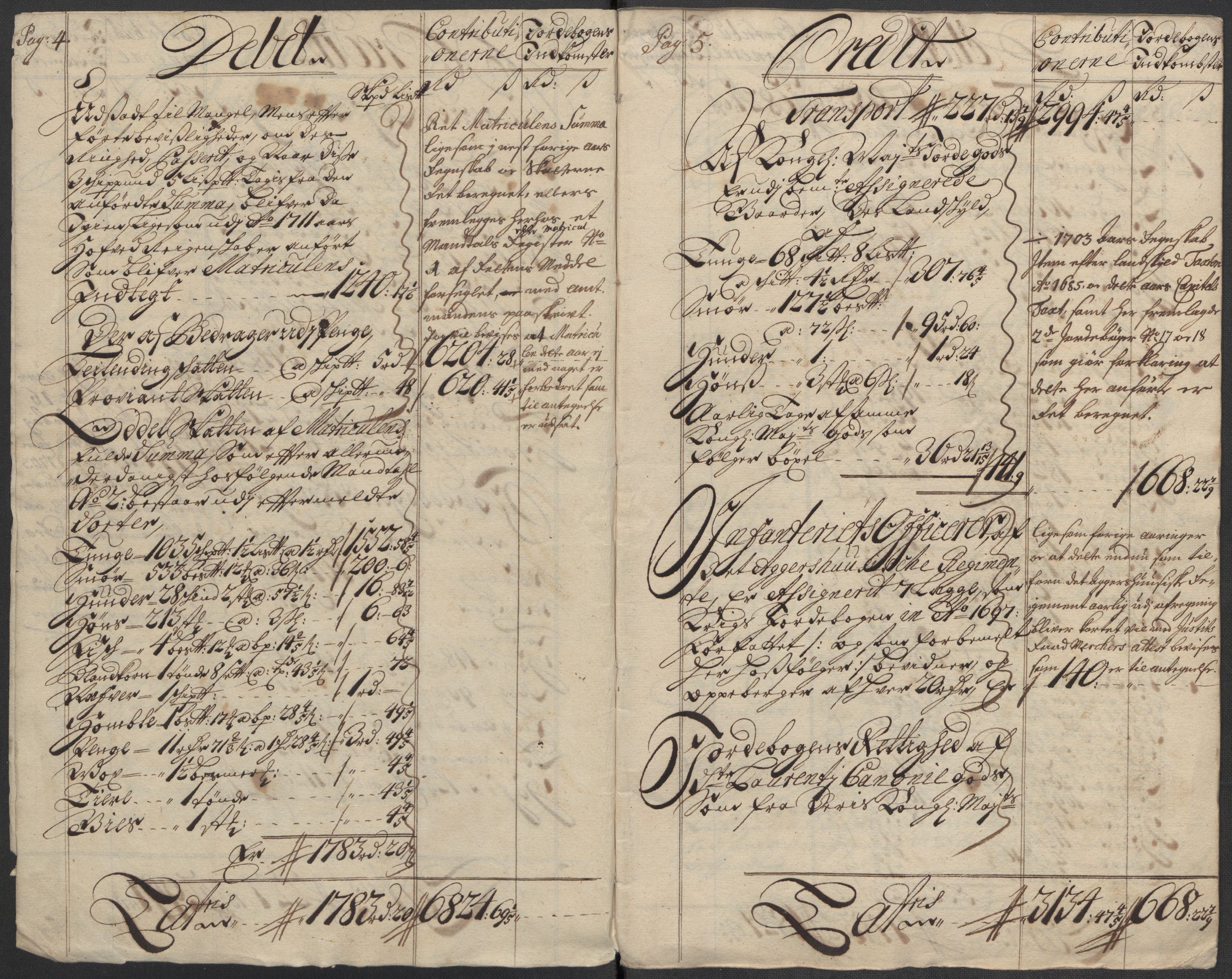 Rentekammeret inntil 1814, Reviderte regnskaper, Fogderegnskap, AV/RA-EA-4092/R12/L0722: Fogderegnskap Øvre Romerike, 1712, p. 5