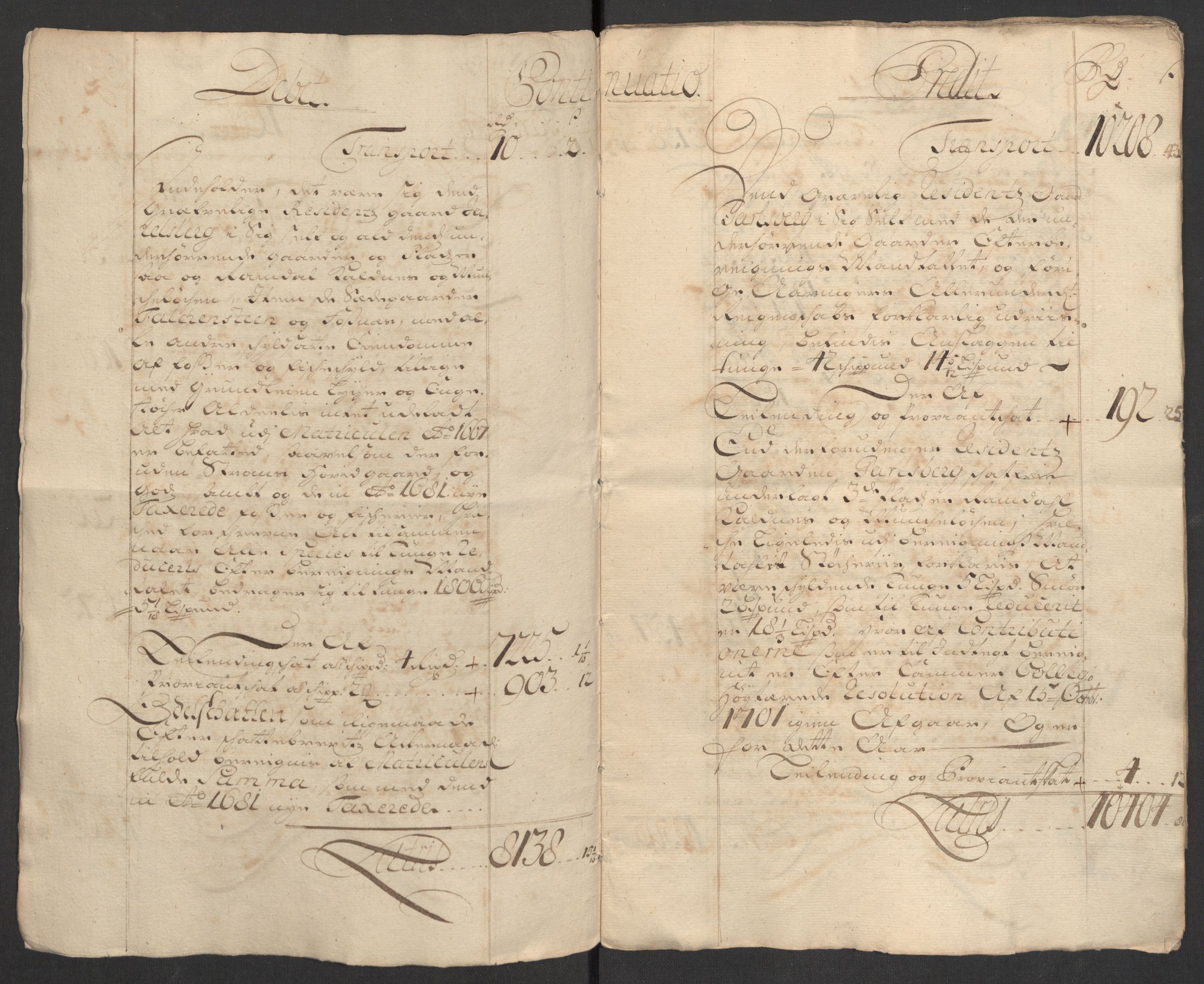 Rentekammeret inntil 1814, Reviderte regnskaper, Fogderegnskap, AV/RA-EA-4092/R32/L1873: Fogderegnskap Jarlsberg grevskap, 1708, p. 5