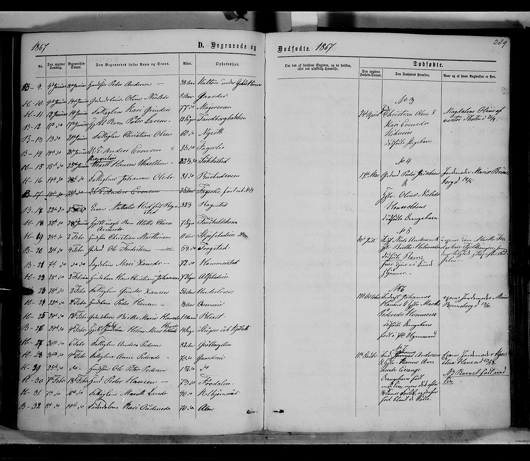 Østre Toten prestekontor, AV/SAH-PREST-104/H/Ha/Haa/L0005: Parish register (official) no. 5, 1866-1877, p. 289