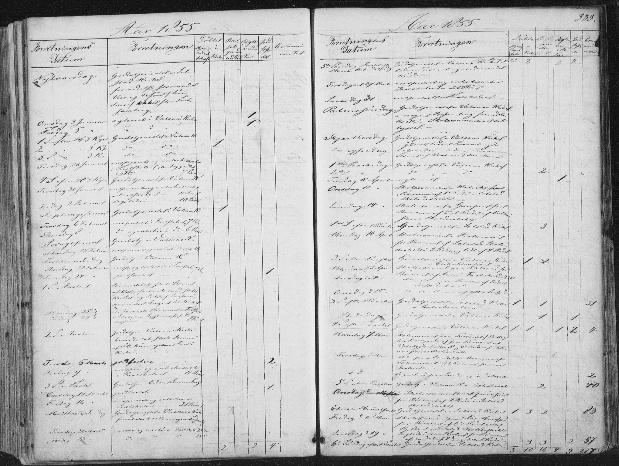 Ministerialprotokoller, klokkerbøker og fødselsregistre - Nordland, AV/SAT-A-1459/810/L0144: Parish register (official) no. 810A07 /1, 1841-1862, p. 383