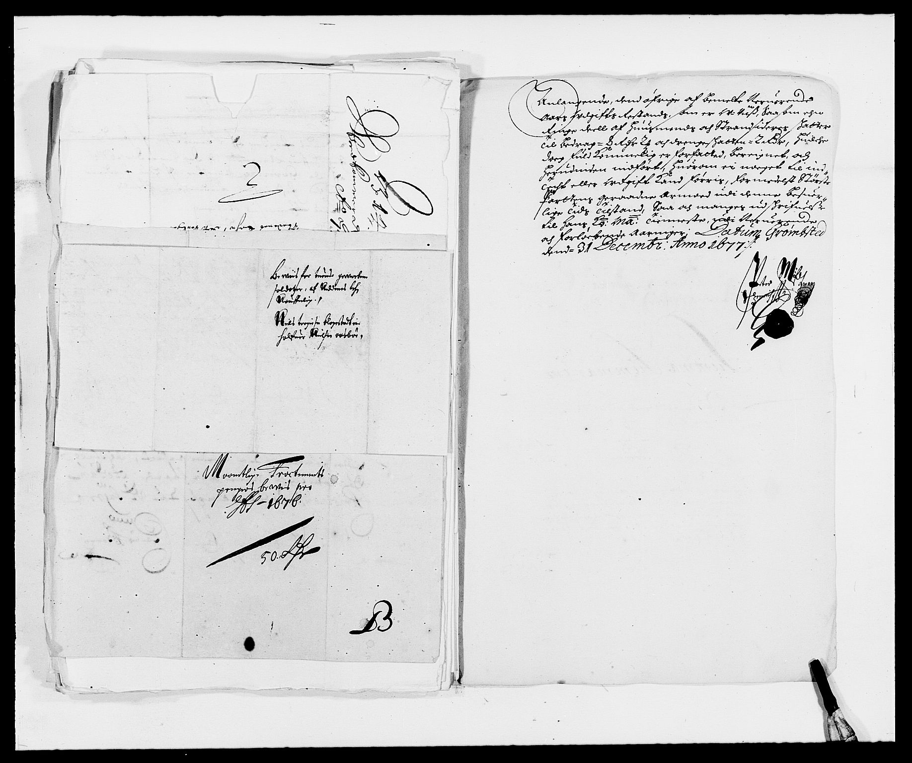 Rentekammeret inntil 1814, Reviderte regnskaper, Fogderegnskap, RA/EA-4092/R39/L2302: Fogderegnskap Nedenes, 1677-1678, p. 28