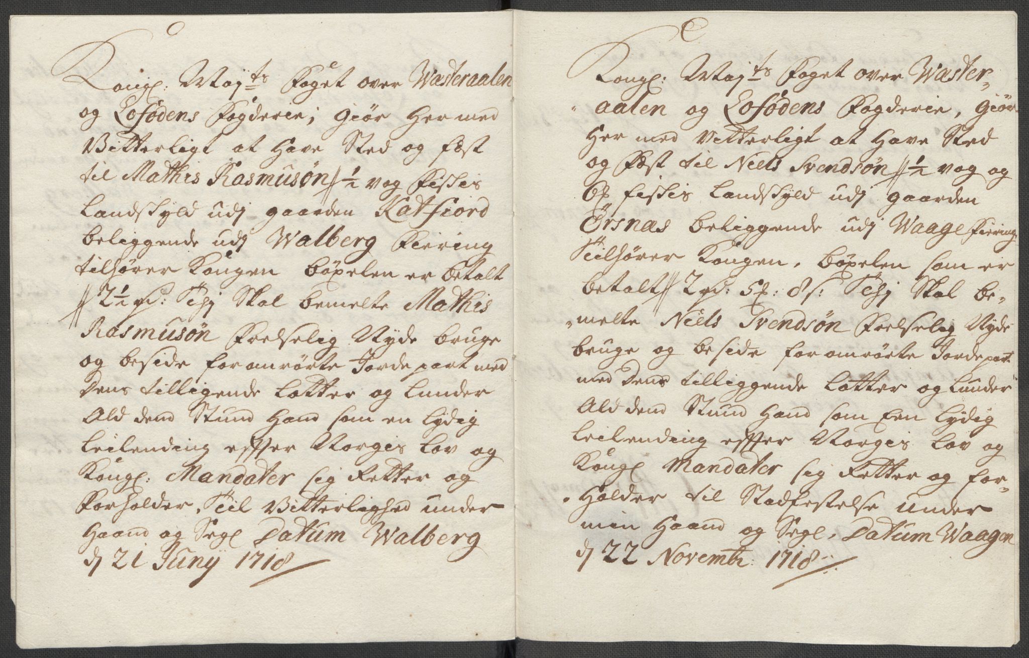 Rentekammeret inntil 1814, Reviderte regnskaper, Fogderegnskap, AV/RA-EA-4092/R67/L4684: Fogderegnskap Vesterålen, Andenes og Lofoten, 1718, p. 249